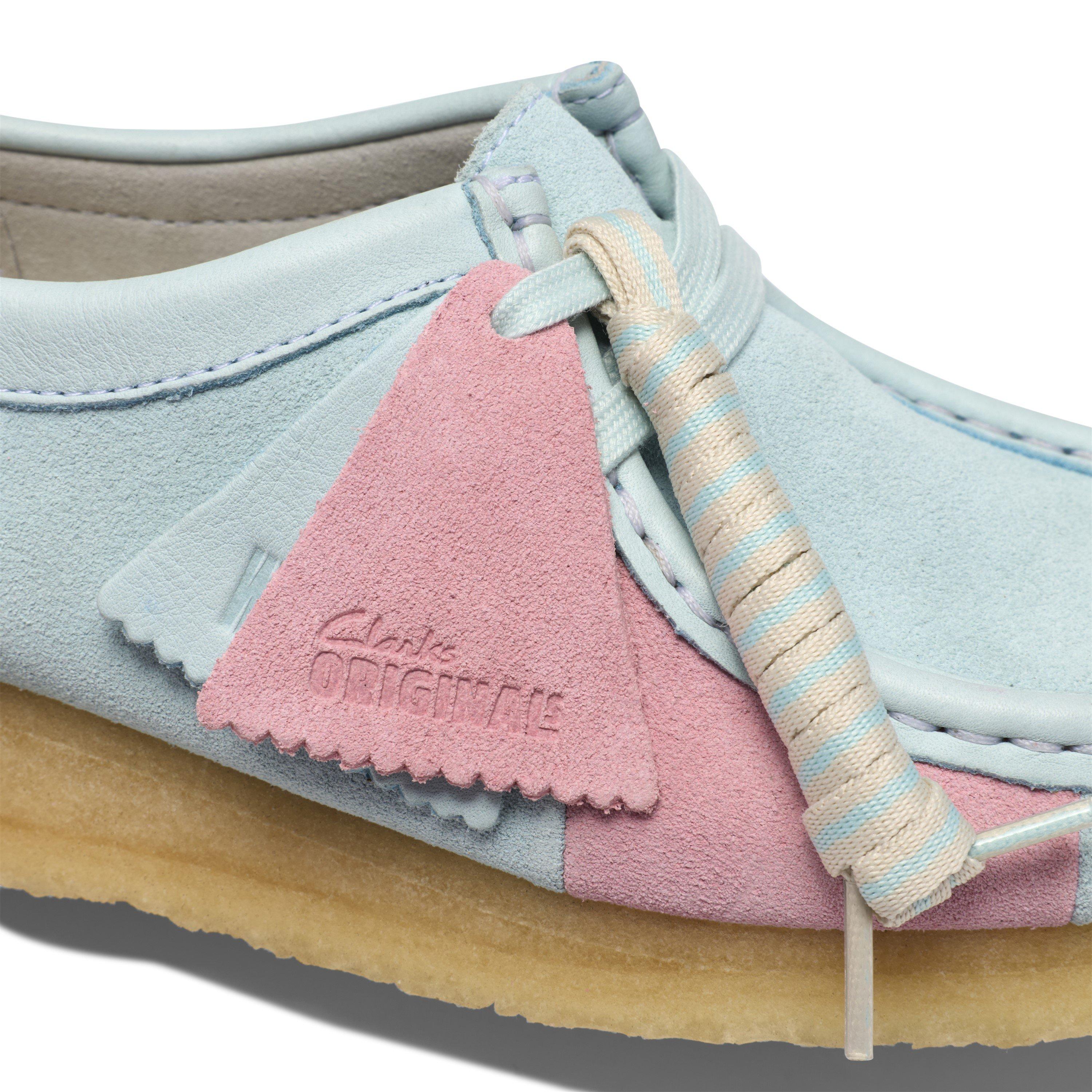 Blue Stripe - Clarks Originals - Clarks Wallabee Prnt Ld62 - 8