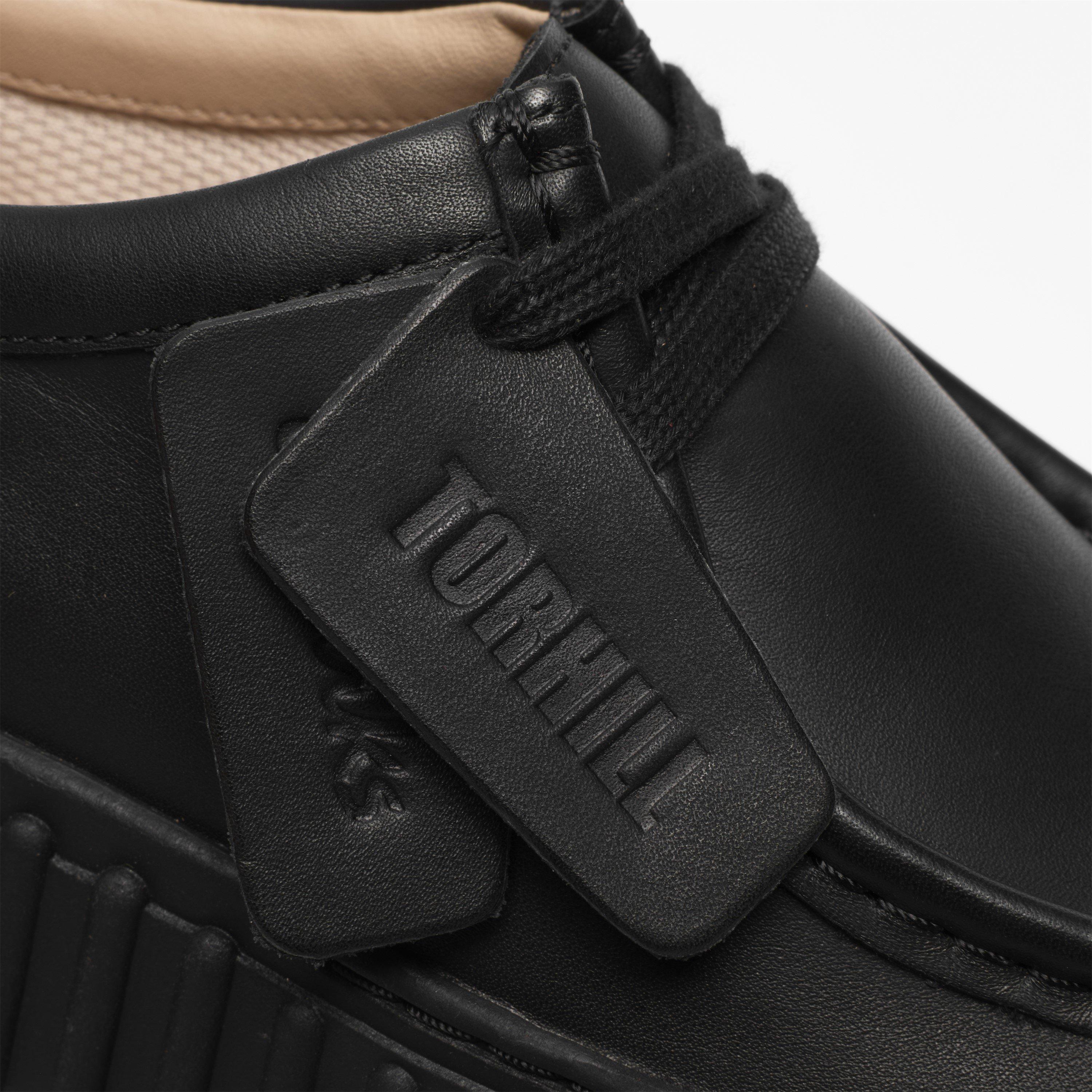 Black Leather - Clarks - Women's Moc Toe Formal Shoes - 8