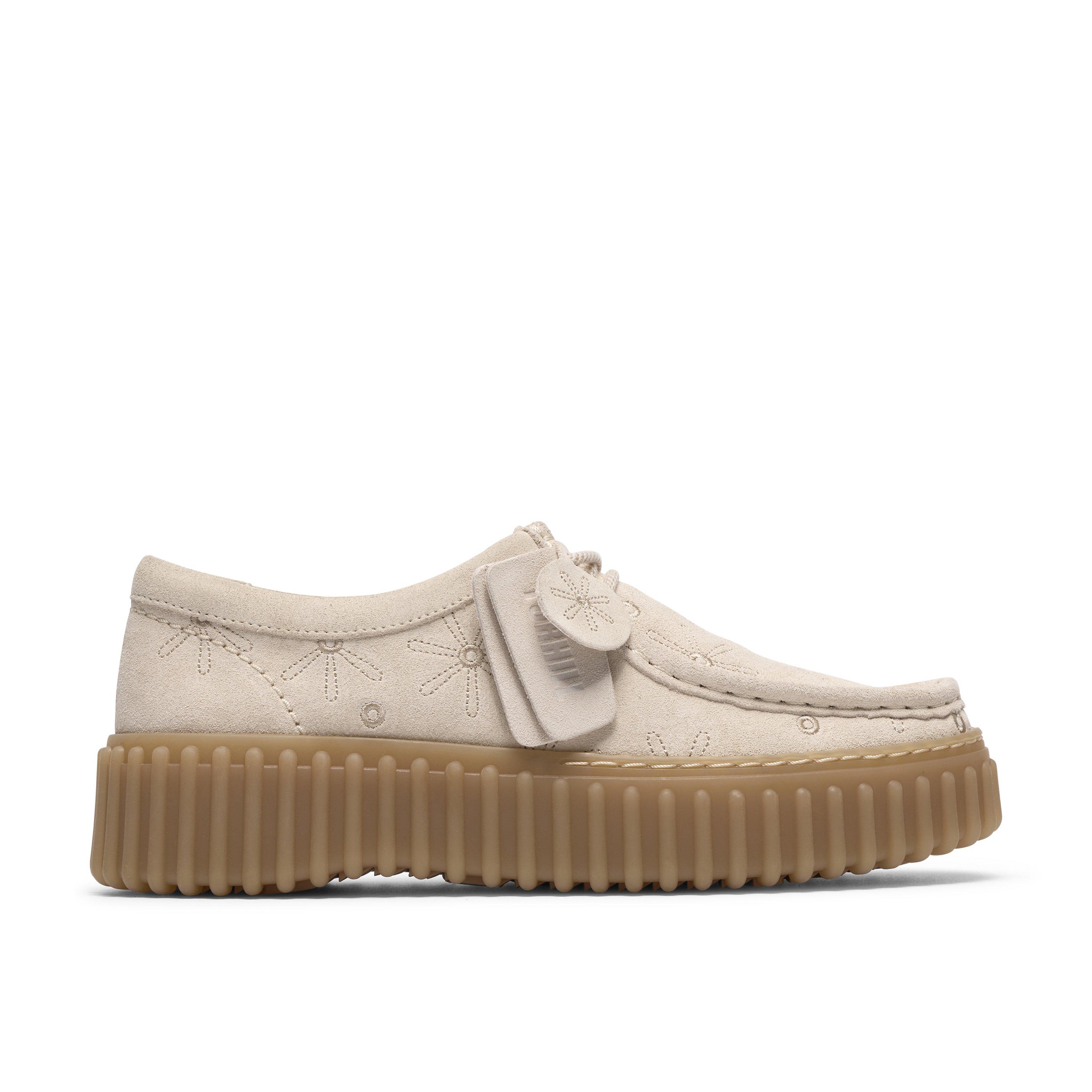 Clarks Women's Moc Toe Formal Shoes - Cream Intrest - 5 (38)