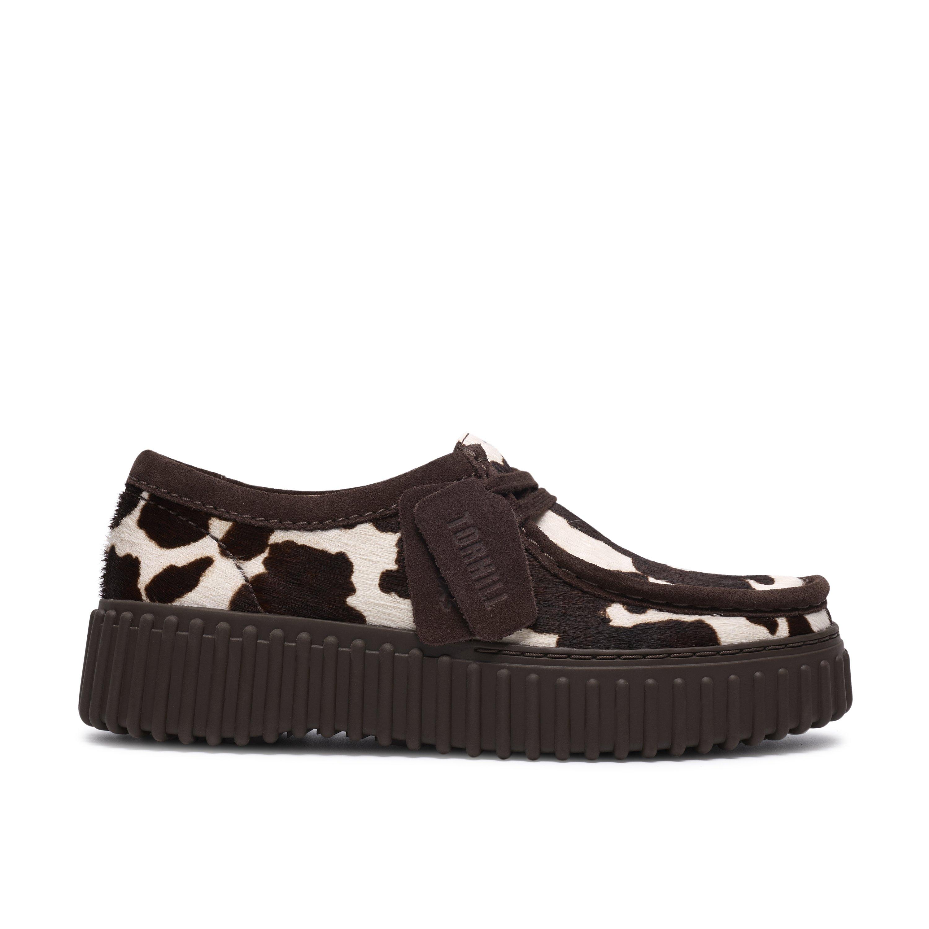 Clarks Women's Moc Toe Formal Shoes - Cow Print - 5 (38)