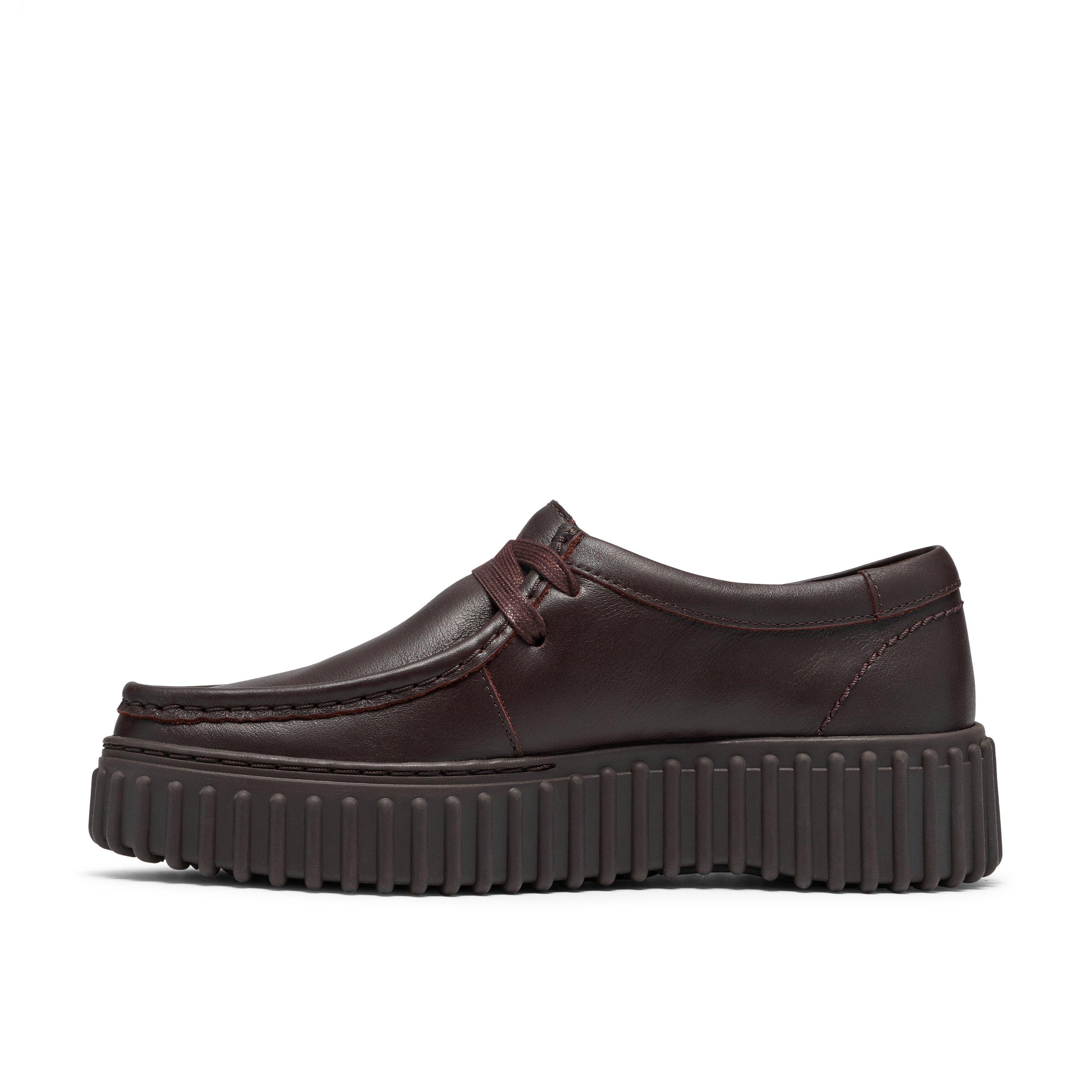 Marrón oscuro de cuero - Clarks - Women's Moc Toe Formal Shoes - 2