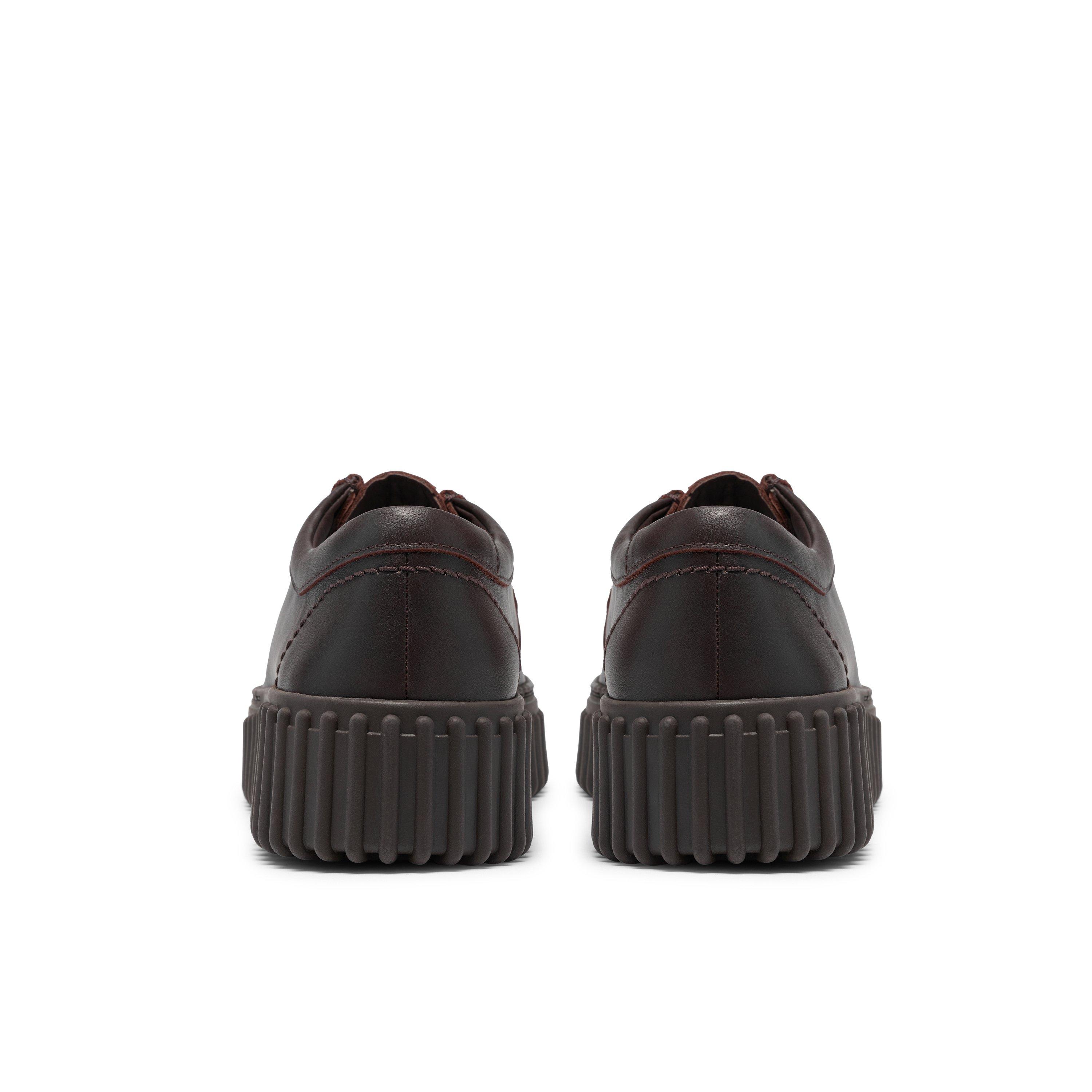 Marrón oscuro de cuero - Clarks - Women's Moc Toe Formal Shoes - 5