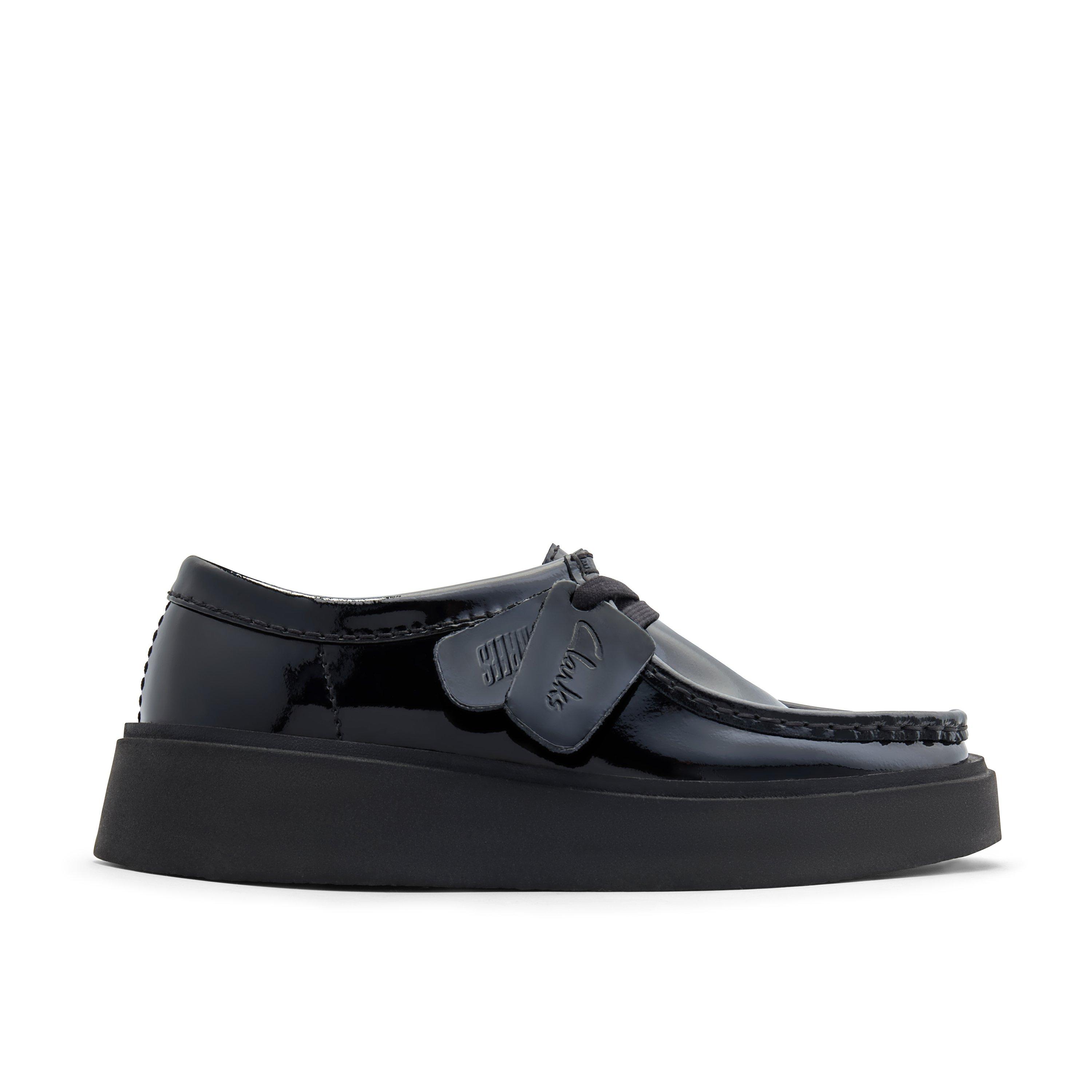 Clarks Women's Moc Toe Formal Shoes - Black Pat - 5 (38)