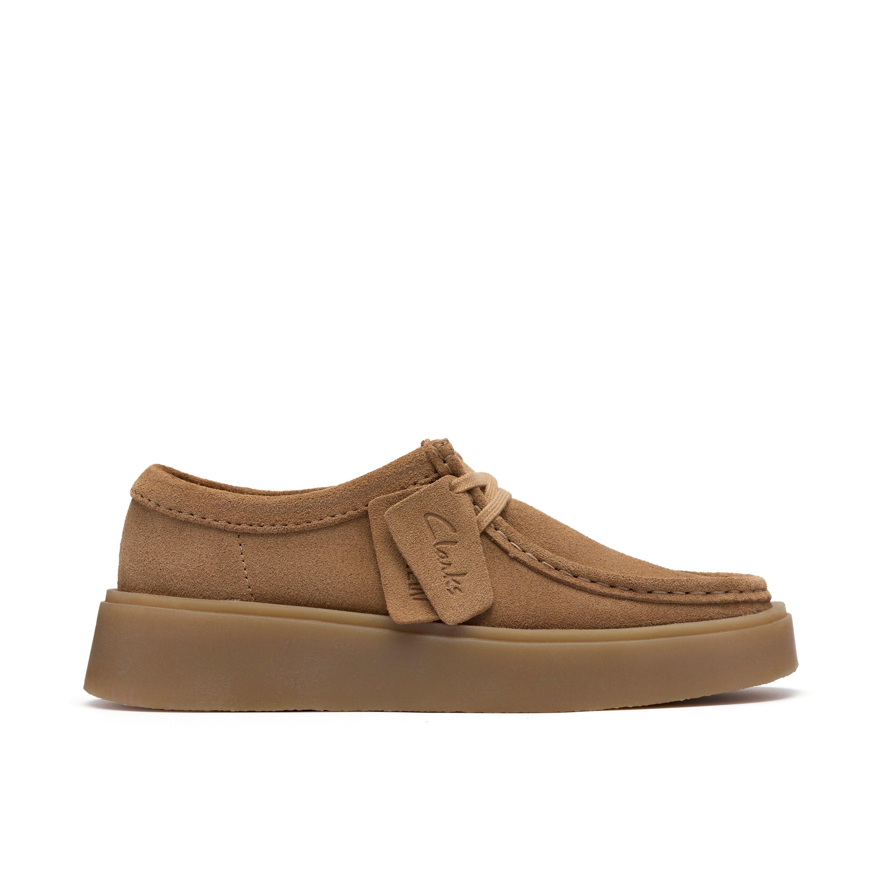 Clarks Women's Moc Toe Formal Shoes - Dark Sand Suede - 5 (38)