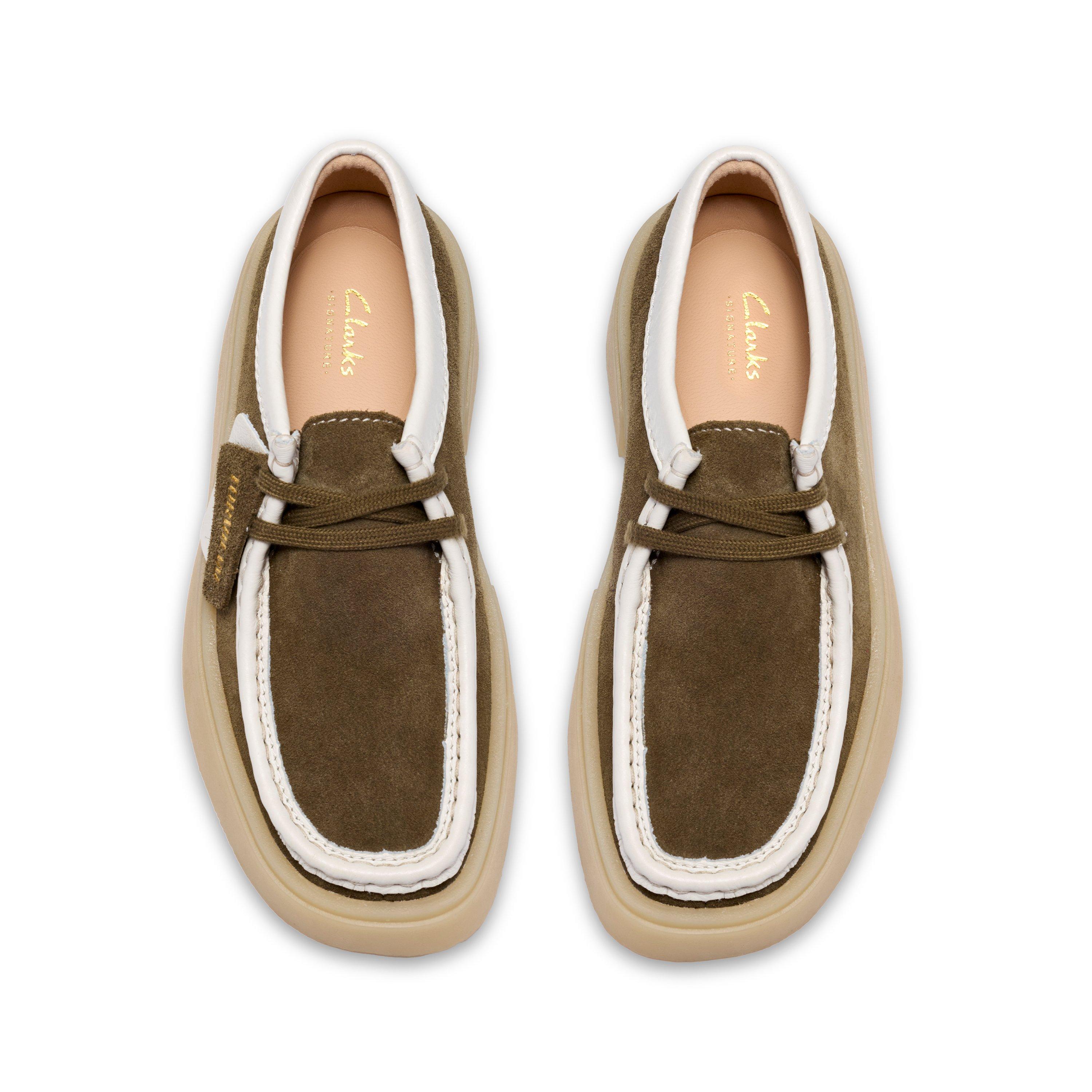 Dark Olive Cmbi - Clarks - Women's Moc Toe Formal Shoes - 6