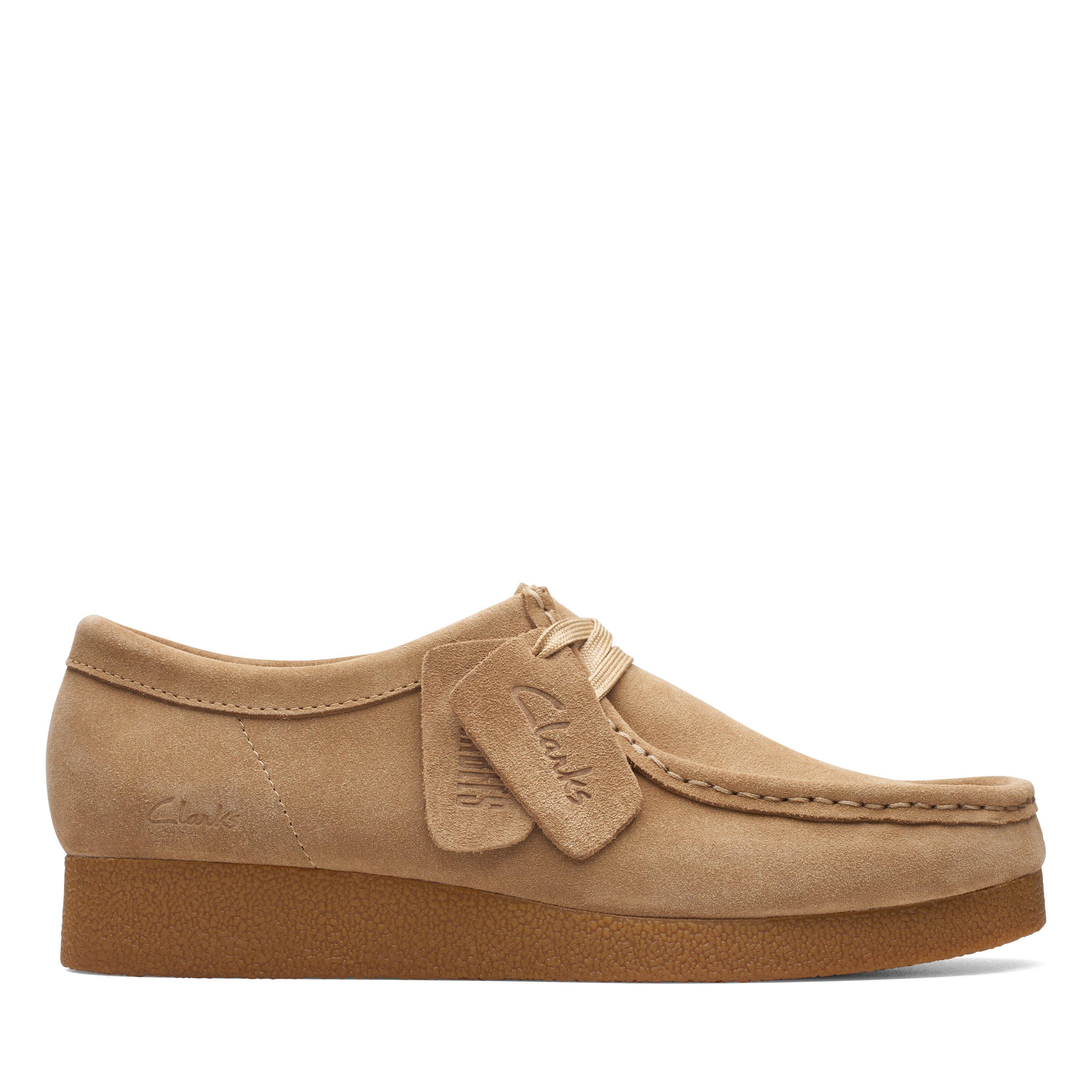 Dark Sand Suede - Clarks - Women's Moc Toe Formal Shoes - 1
