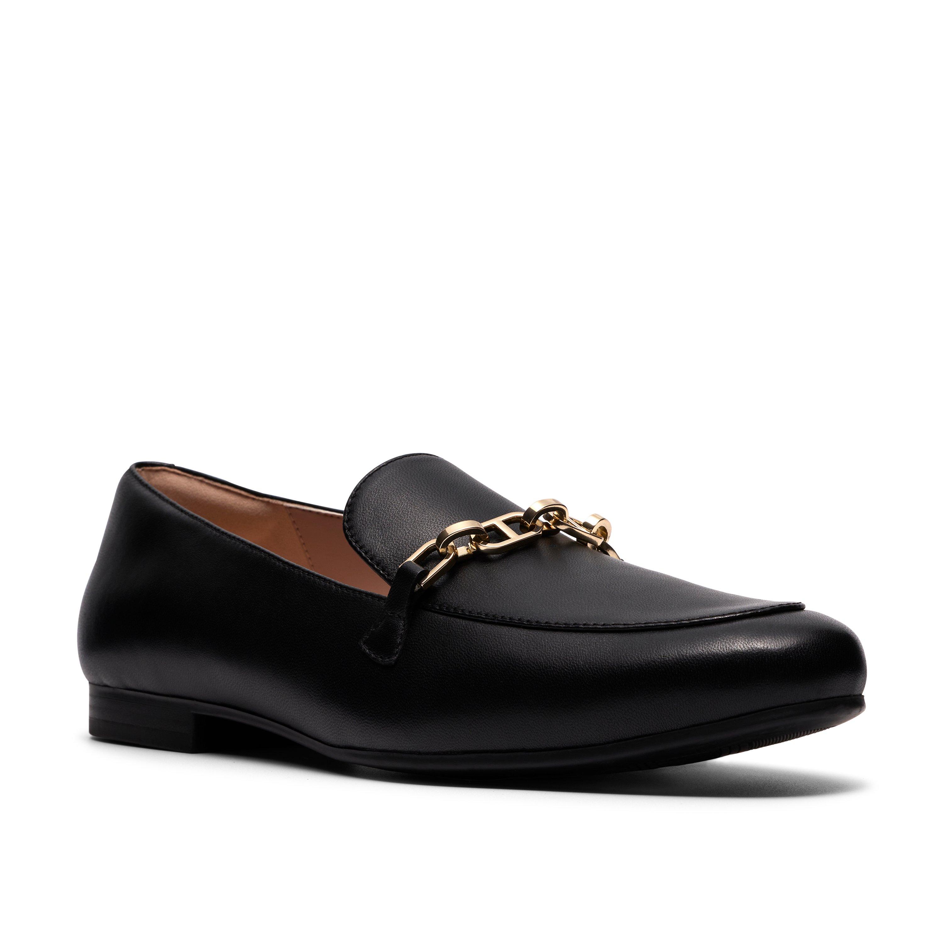 Black Leather - Clarks - Clarks Tamna IR Loaf Ld62 - 4