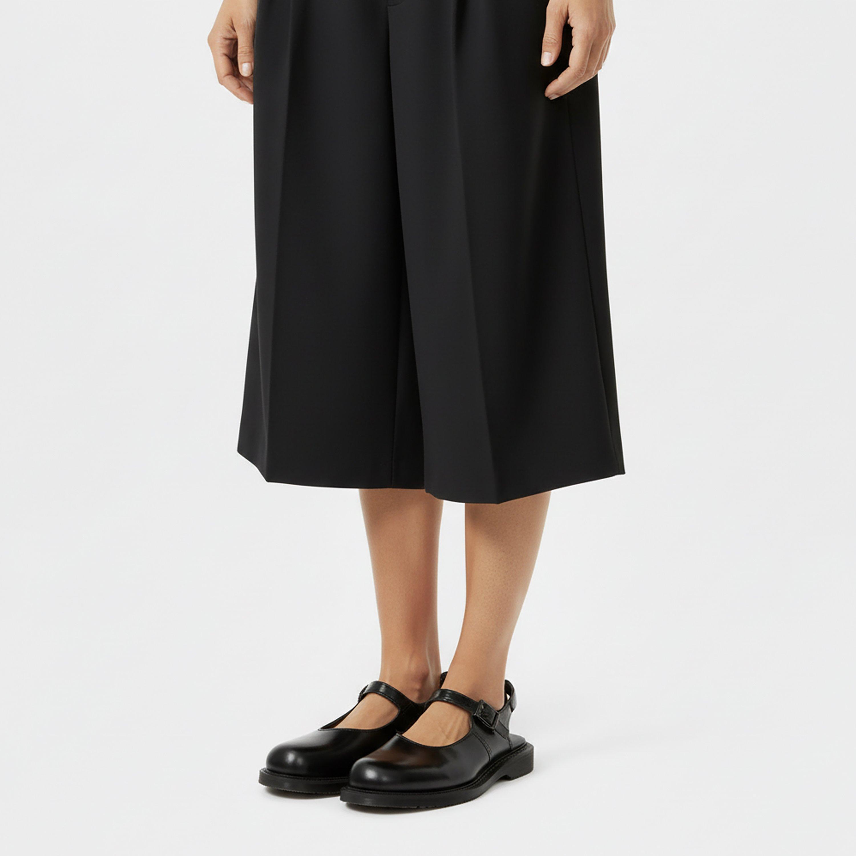 Black Polish - Dr Martens - Madaline Mary Jane Rub Off Sling Back Shoes - 3