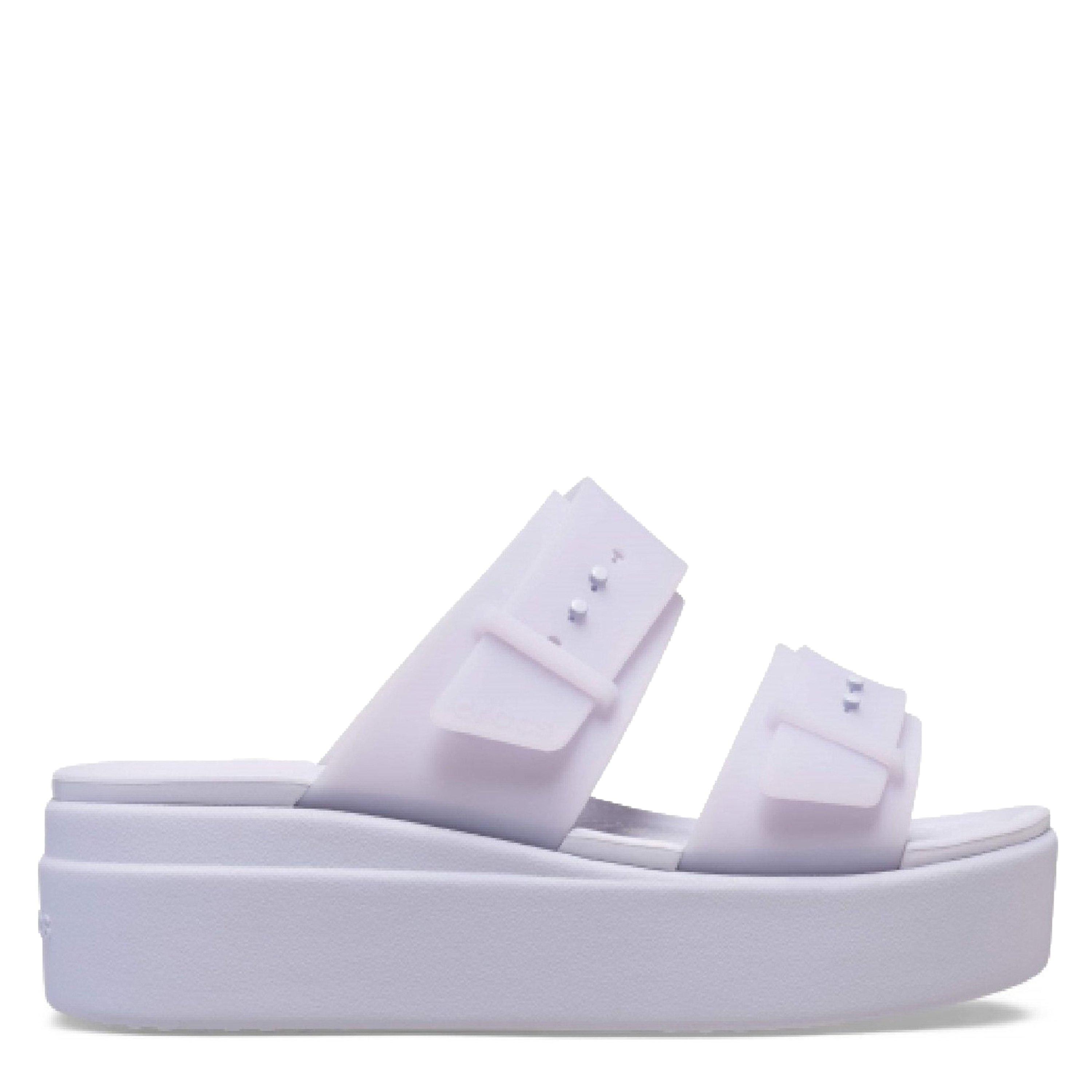 Purple Moon - Crocs - Women's Brooklyn Wedge Heeled Sandals - 1