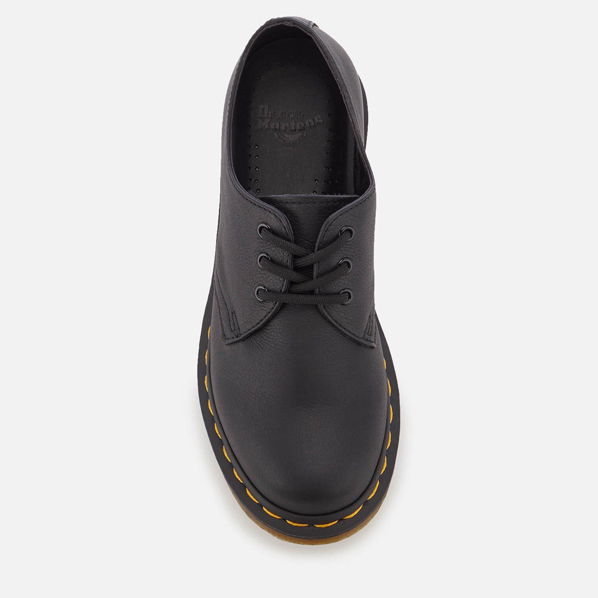 Black - Dr Martens - 1461 Virginia Oxford Shoe - 3