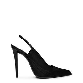 Saint Laurent Raven Slingbacks