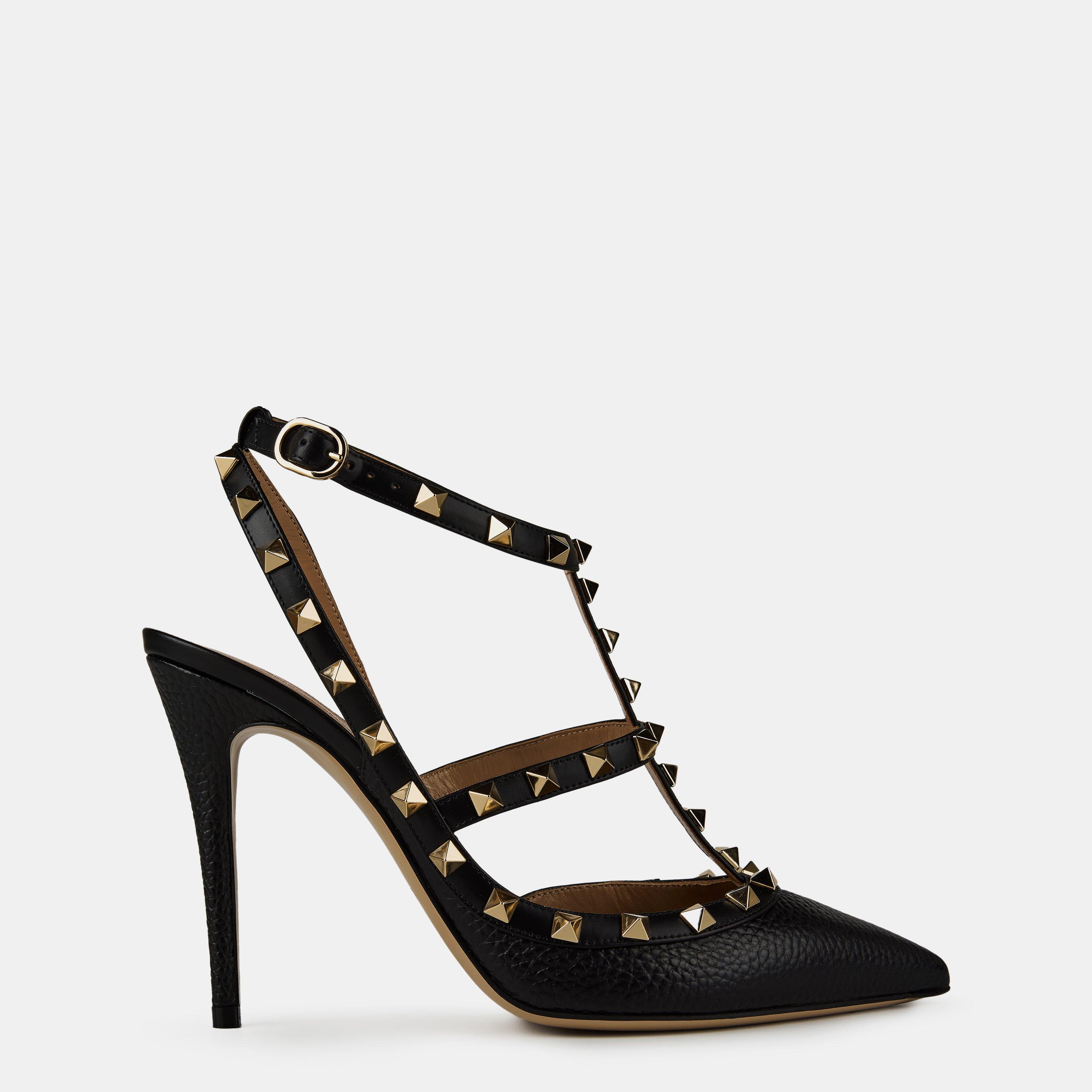 Valentino Garavani Rockstud Ankle Strap Pumps | Flannels
