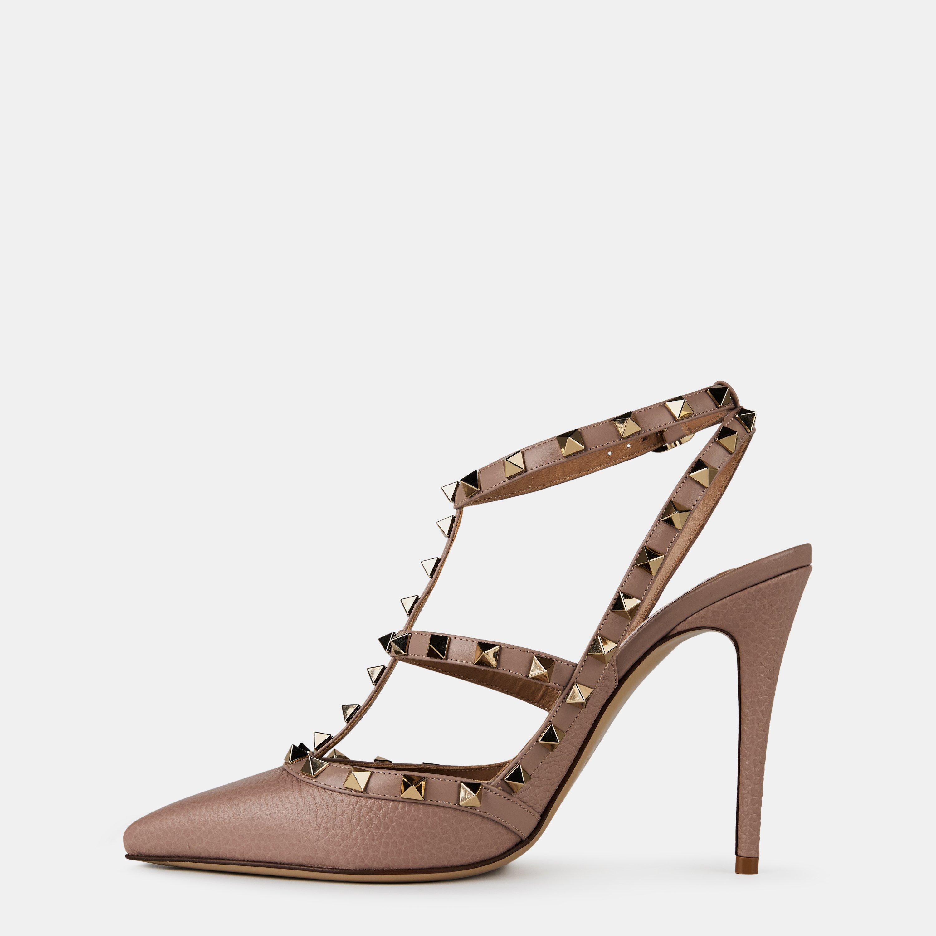 Poudre P45 - Valentino Garavani - Rockstud Ankle Strap Pumps - 2