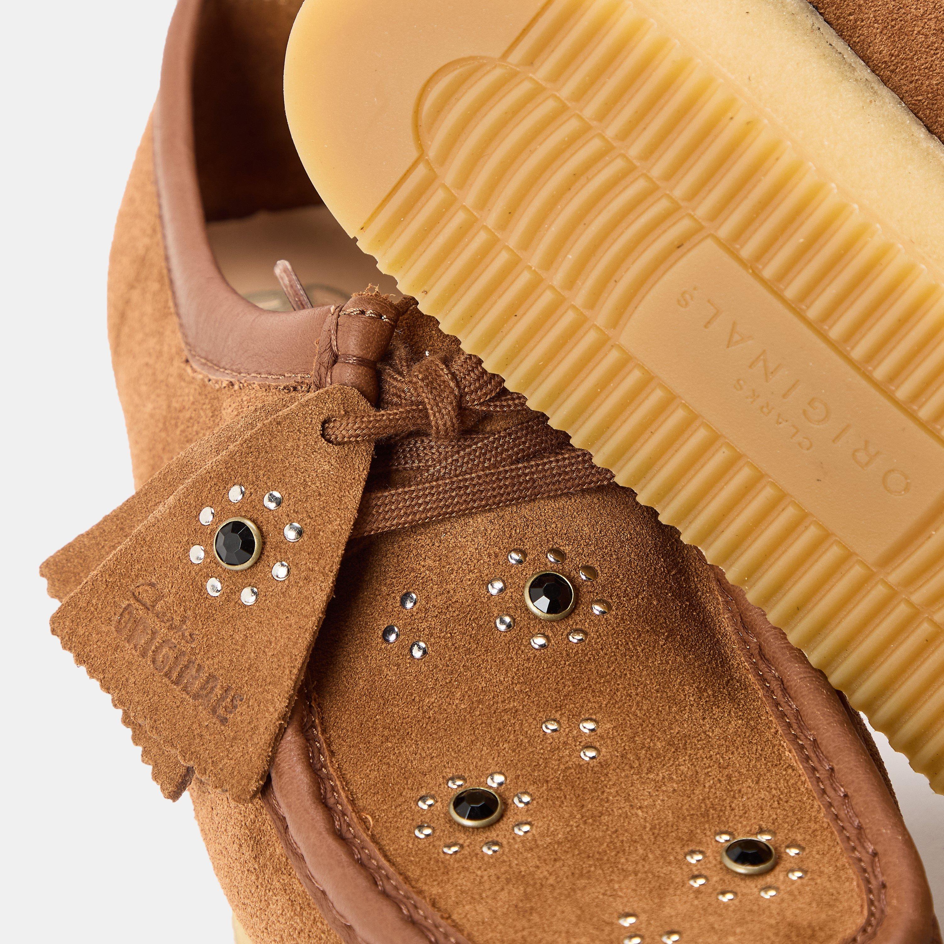 Brown/Orange - Clarks Originals - Clarks Wallacrft Bee Ld61 - 4