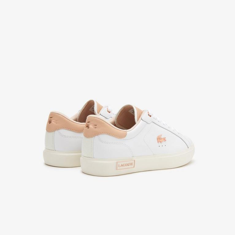 Blanc/Rose/Or - Lacoste - PowerCourt Ld33 - 3