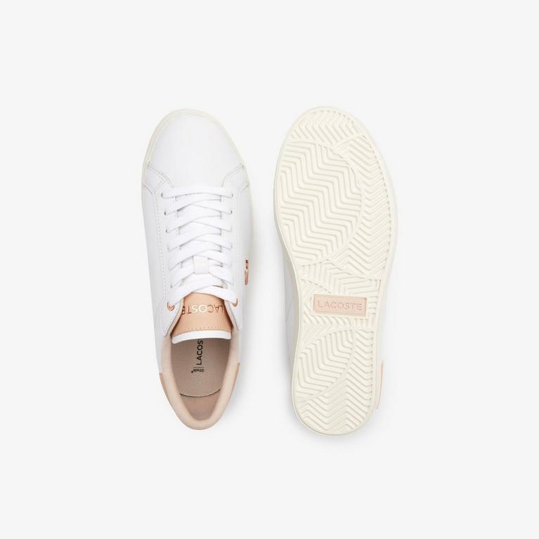 Blanc/Rose/Or - Lacoste - PowerCourt Ld33 - 4