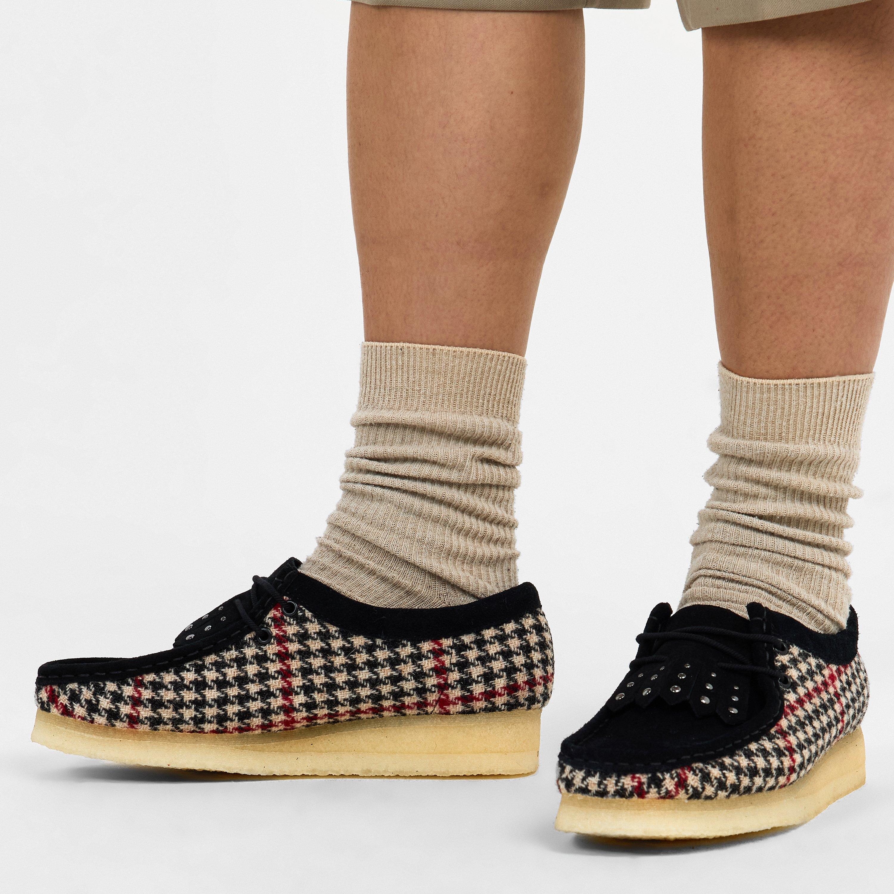 Black Tweed - Clarks Originals - Clarks Wallabee Twd Ld61 - 3