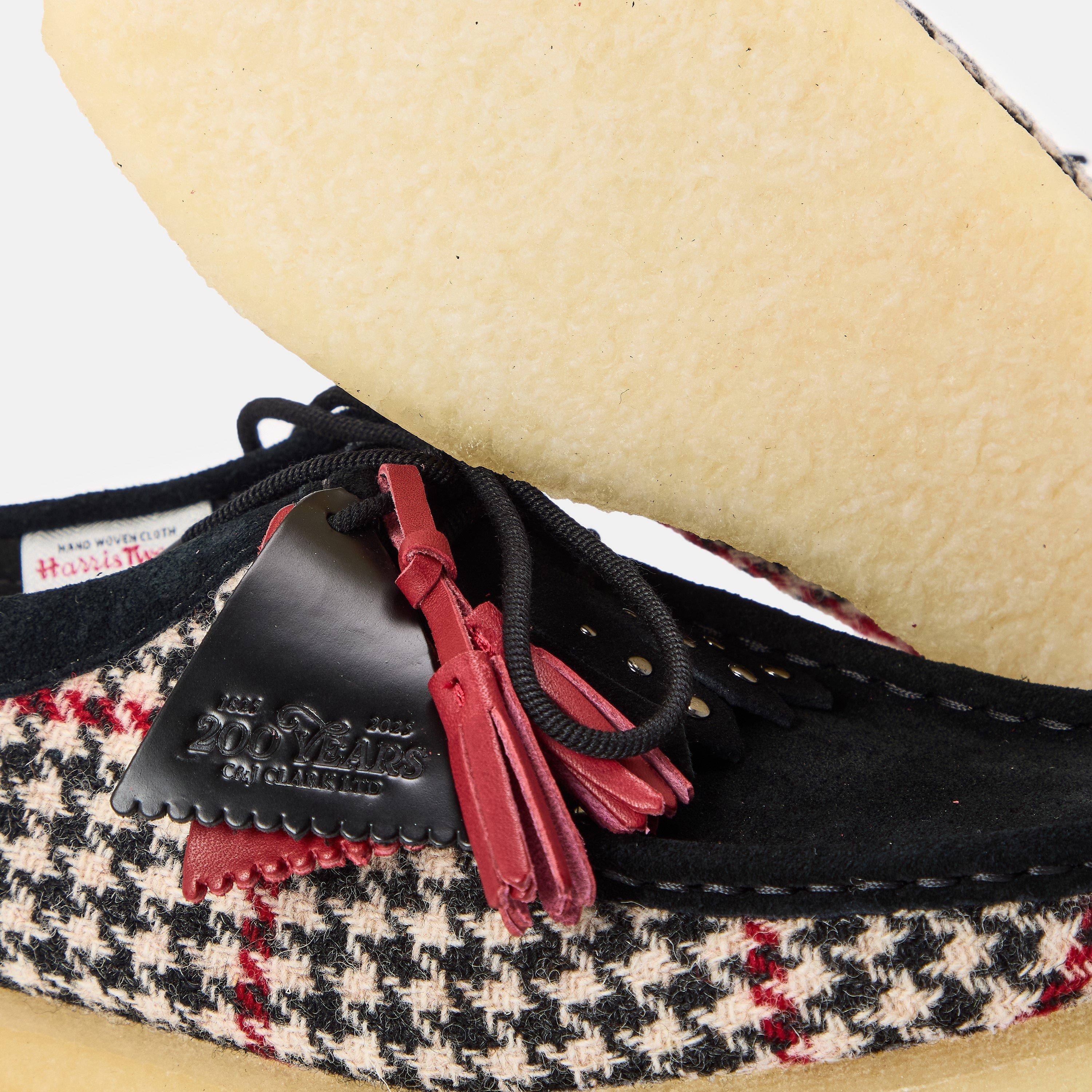 Black Tweed - Clarks Originals - Clarks Wallabee Twd Ld61 - 4