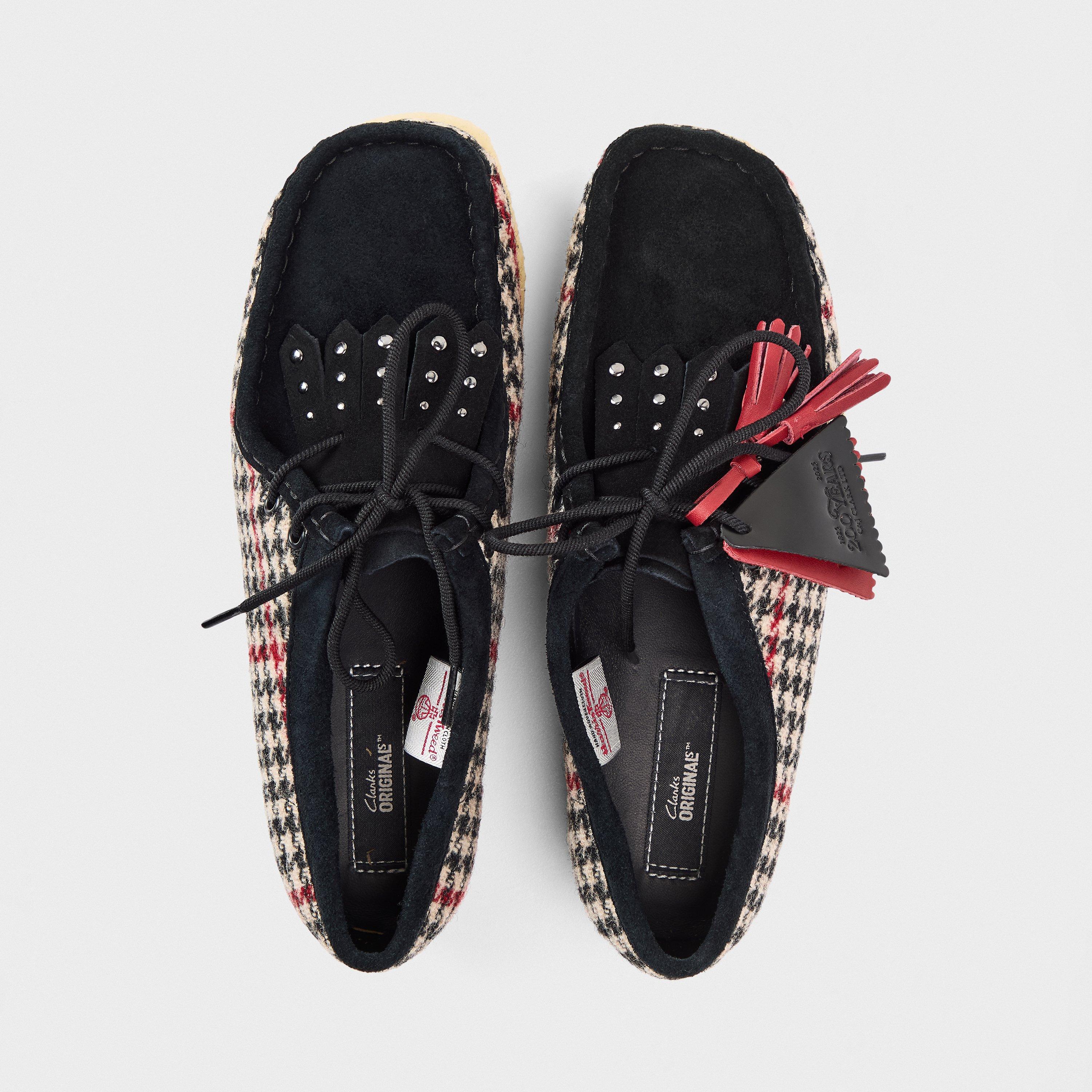 Black Tweed - Clarks Originals - Clarks Wallabee Twd Ld61 - 5