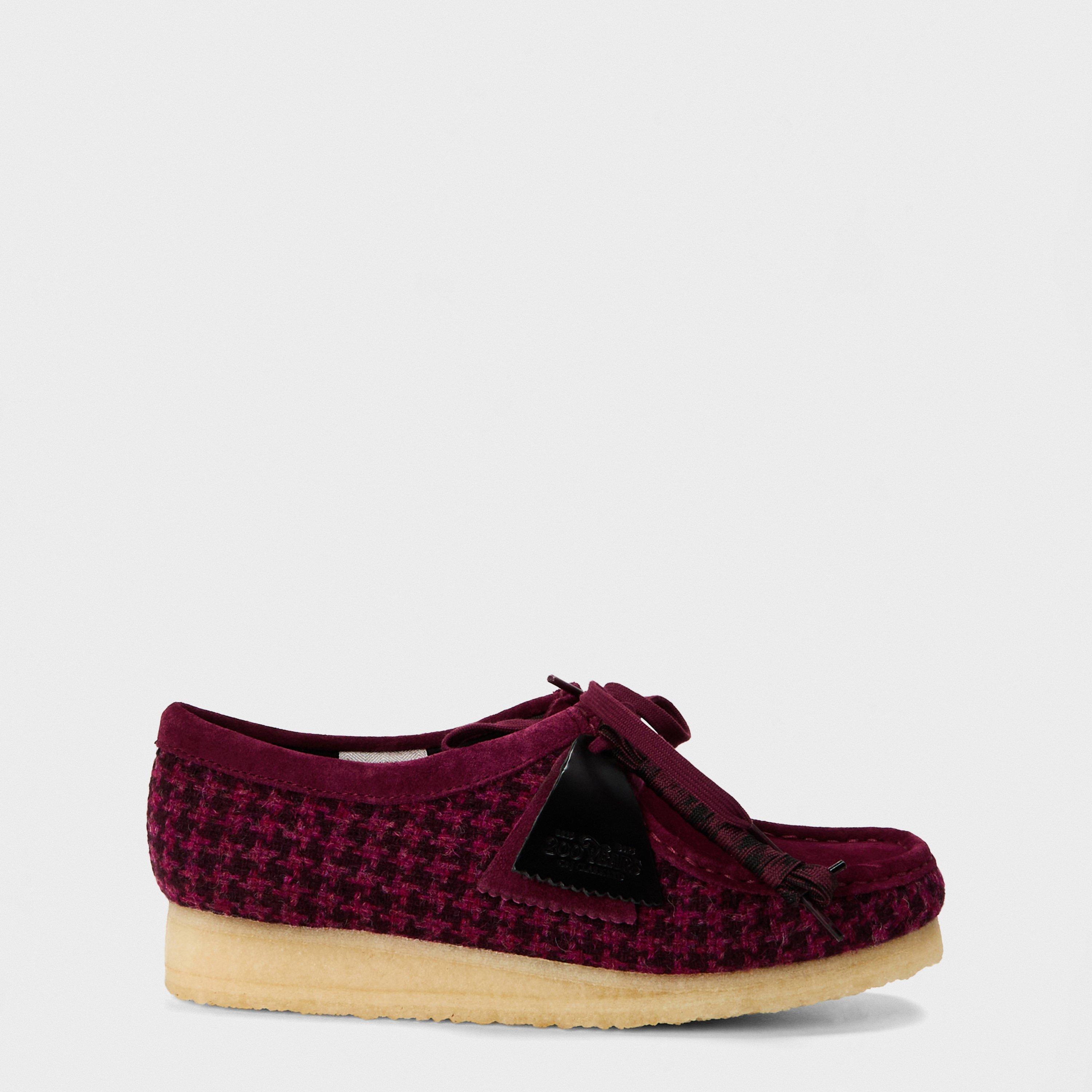 Clarks Originals Women's Wallabee Twd Moc Toe Formal Shoes - Purple - 4 (37)