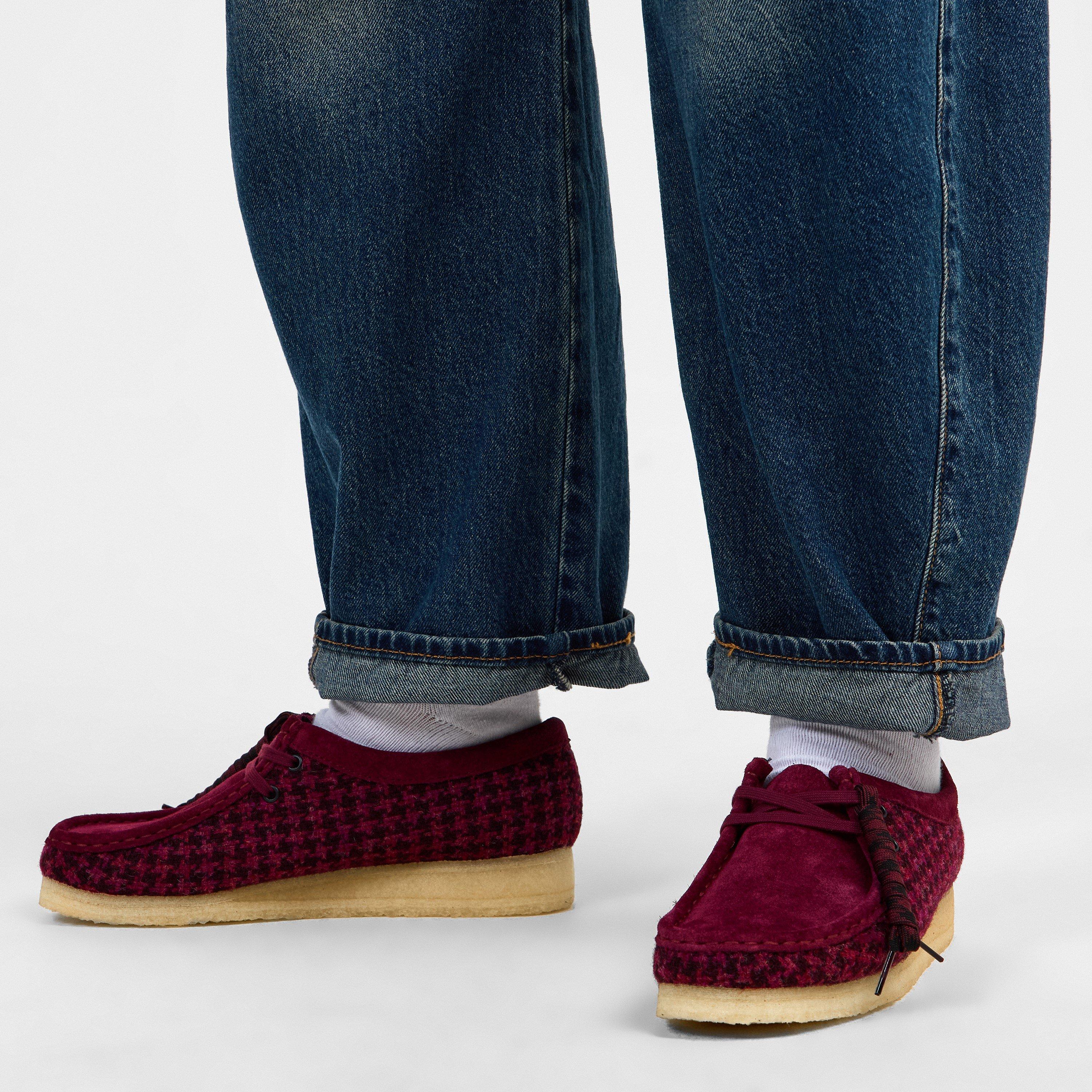 Purple - Clarks Originals - Women's Wallabee Twd Moc Toe Formal Shoes - 3