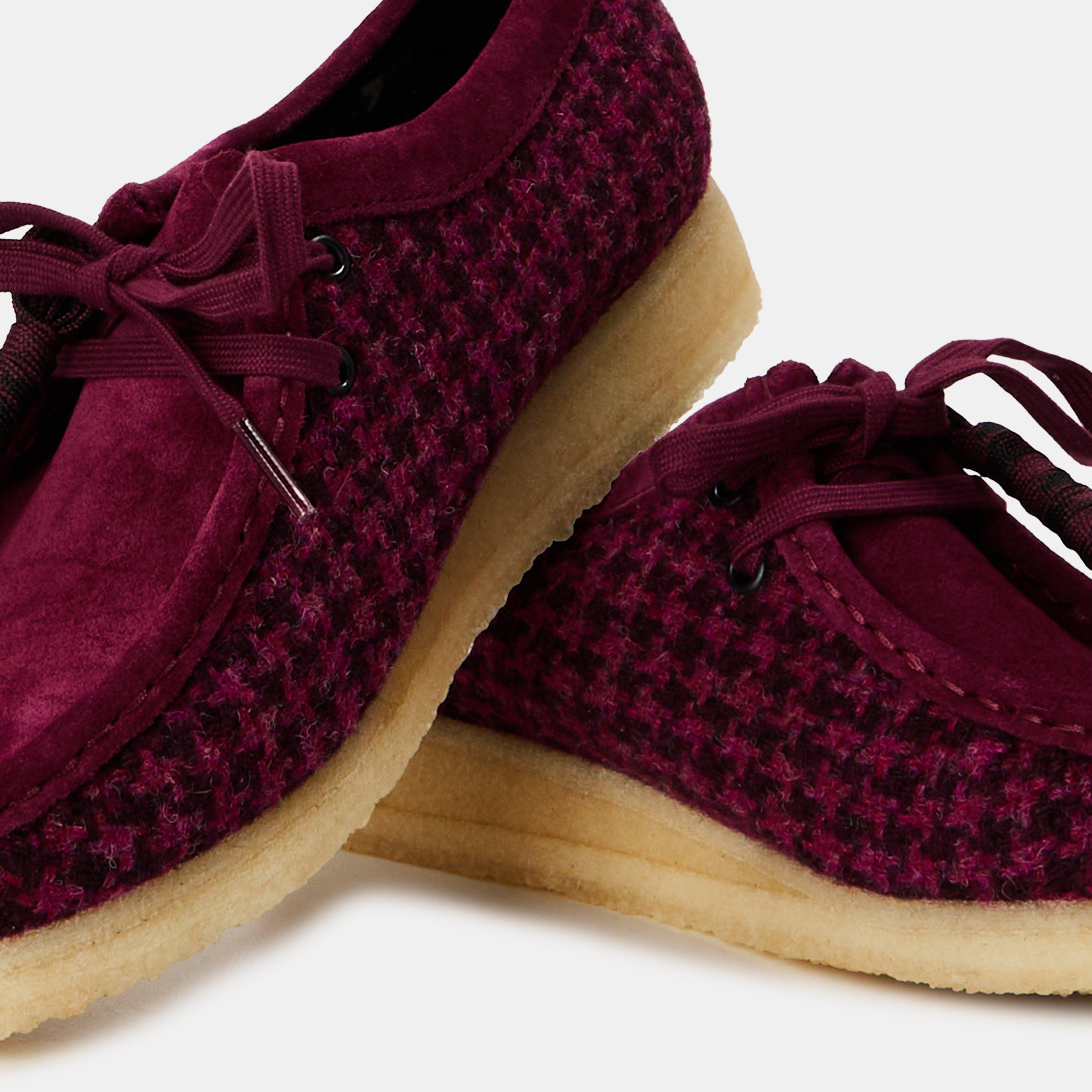 Purple - Clarks Originals - Women's Wallabee Twd Moc Toe Formal Shoes - 4
