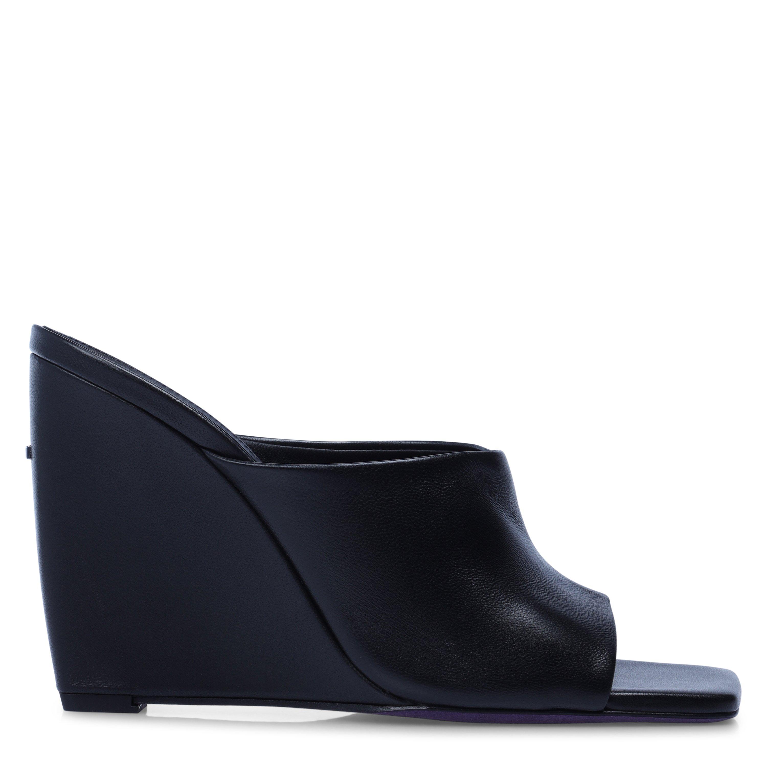 Black - Boss - Women's Block Heel Court Shoes - 1