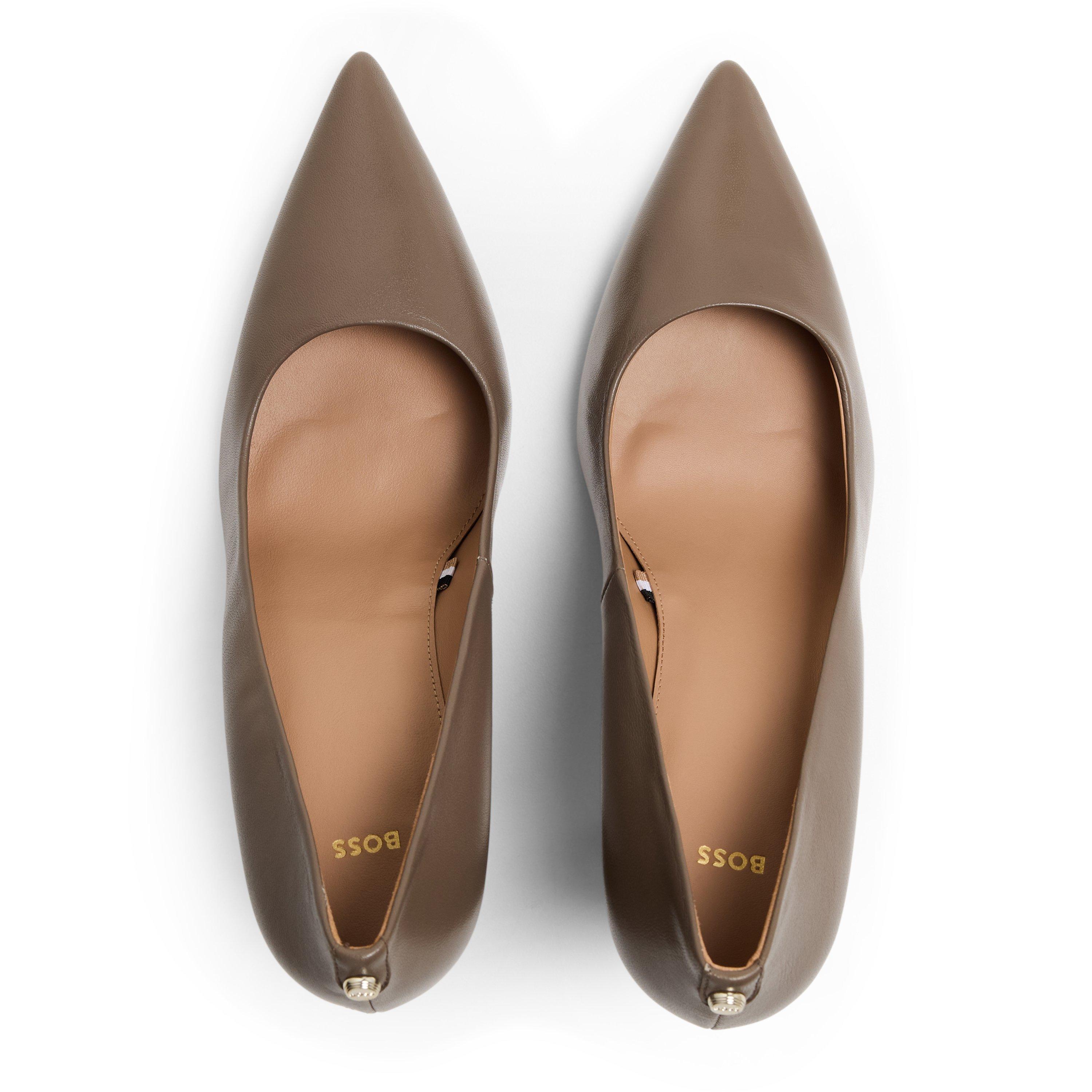 Medium Brown - Boss - Janet Chpump90 Na 10258210 01 Court Shoes Womens - 3