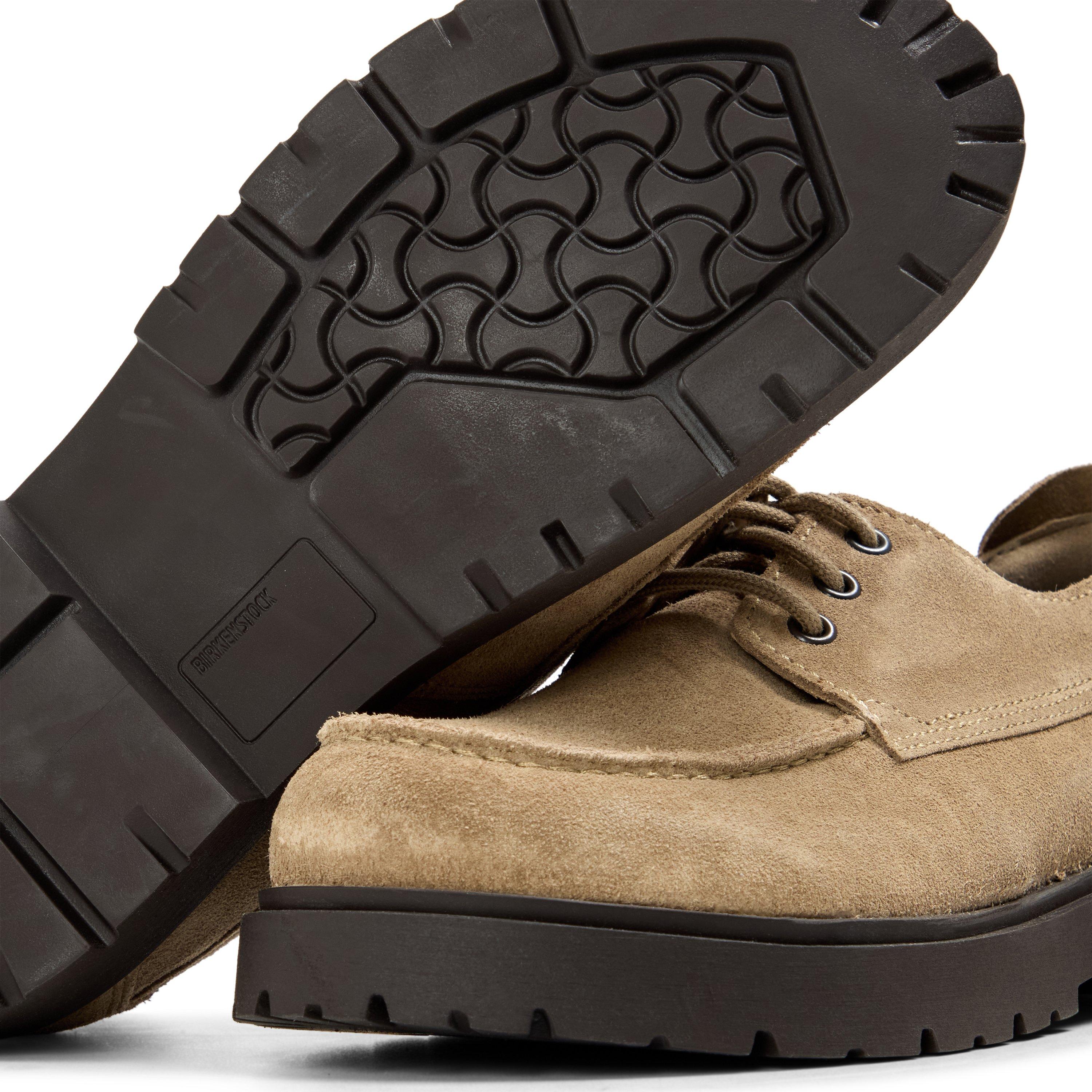 Taupe - Birkenstock - Women's Highwood Moc Lace Low Derby Shoes - 3