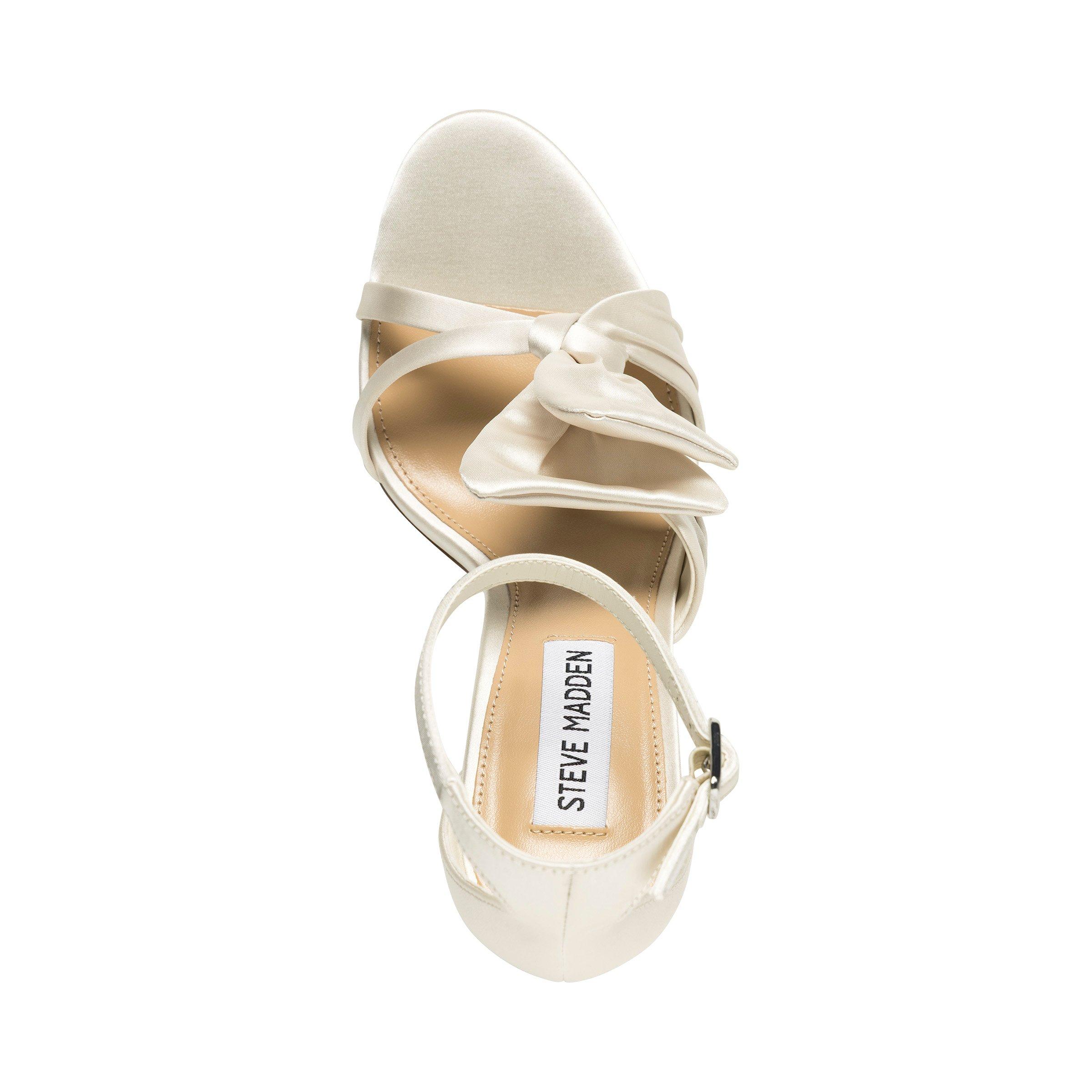 Ivory Satin - Steve Madden - Madden Bow Sandal Ld63 - 5