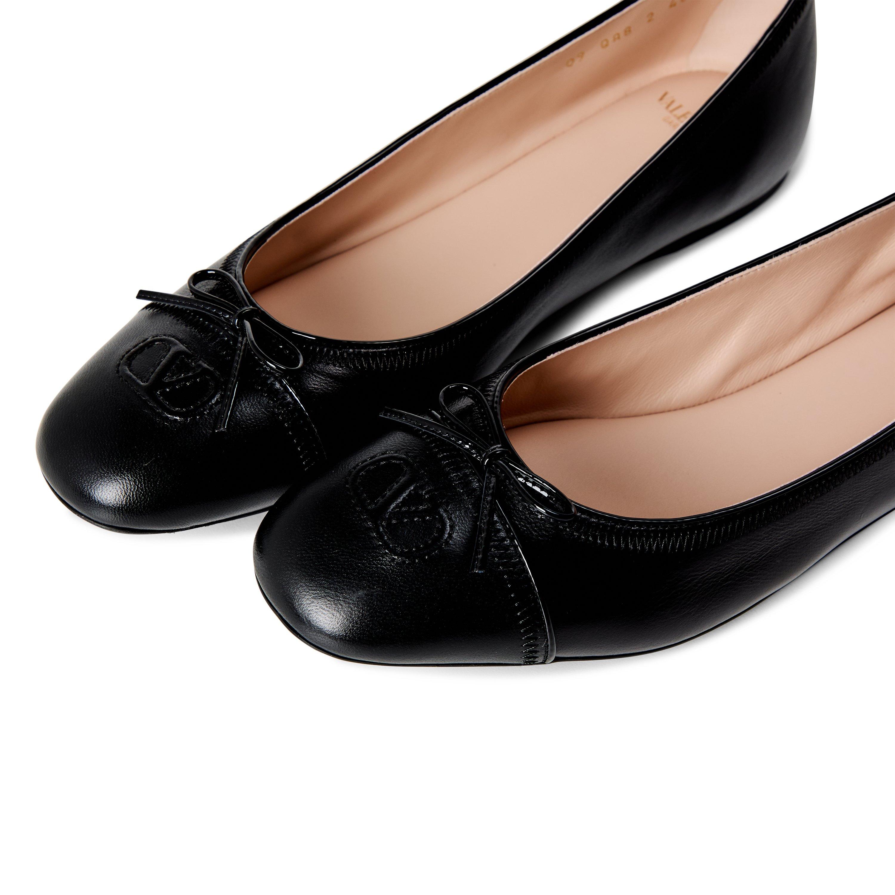 Nero - Valentino Garavani - VG Vlogo Ballerina Ld63 - 3