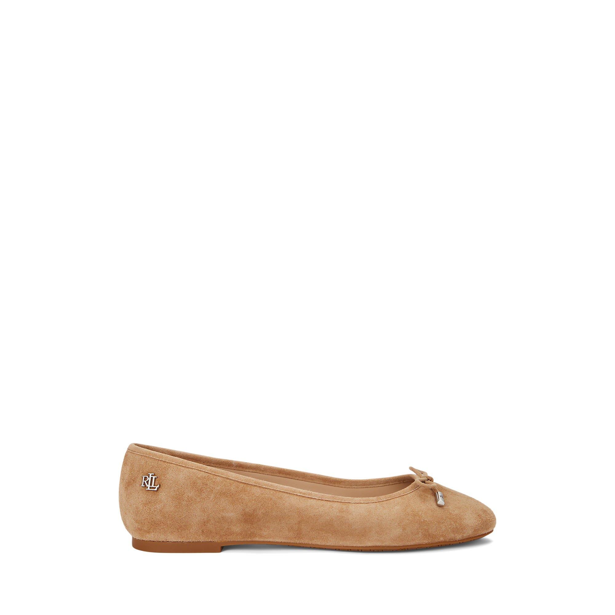 Lauren By Ralph Lauren Women's Camel Jayna Ballet Pumps - 6 (39)