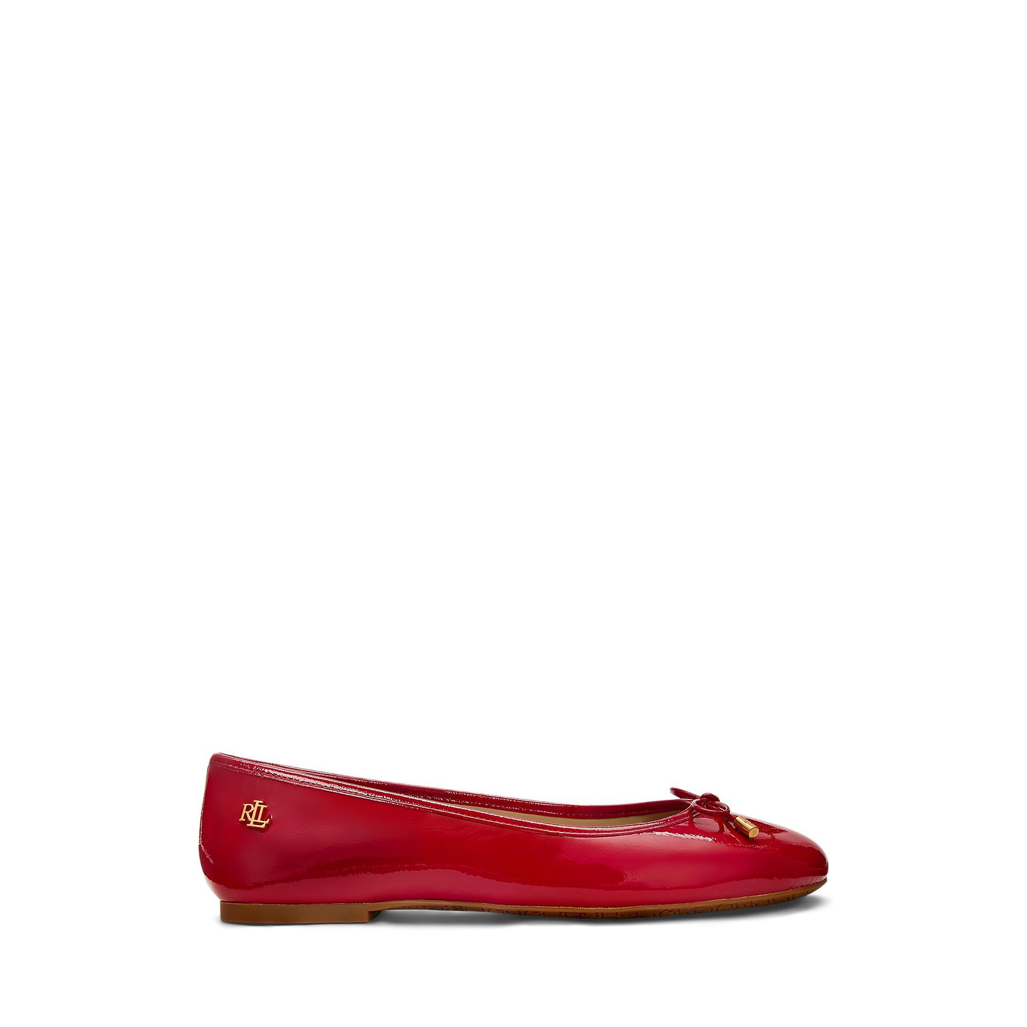 Lauren By Ralph Lauren Women's Jayna Ballet Pumps - Festive Red - 4 (36.5)