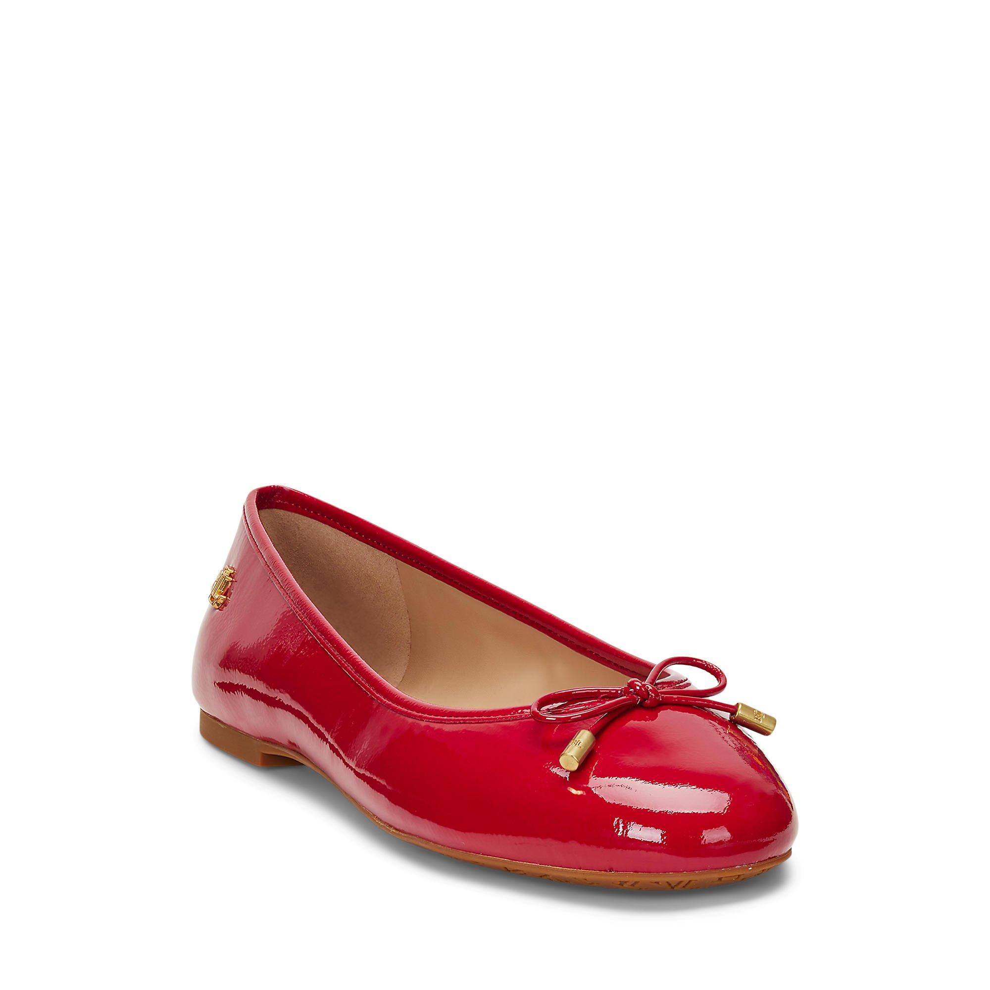 Festive Red - Lauren by Ralph Lauren - Women's Jayna Ballet Pumps - 2