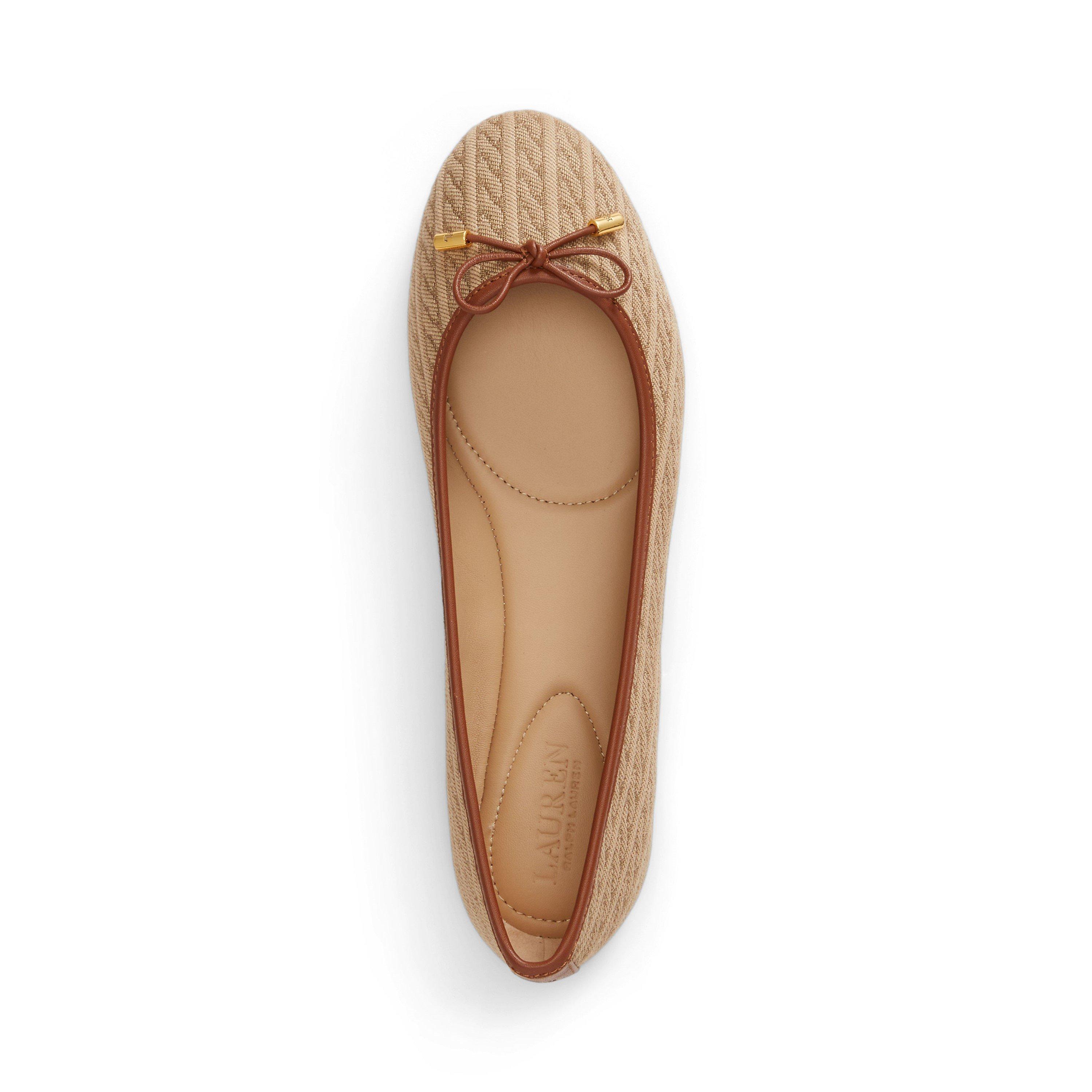 Khaki Laurn Tan - Lauren by Ralph Lauren - Women's Jayna Ballet Pumps - 4