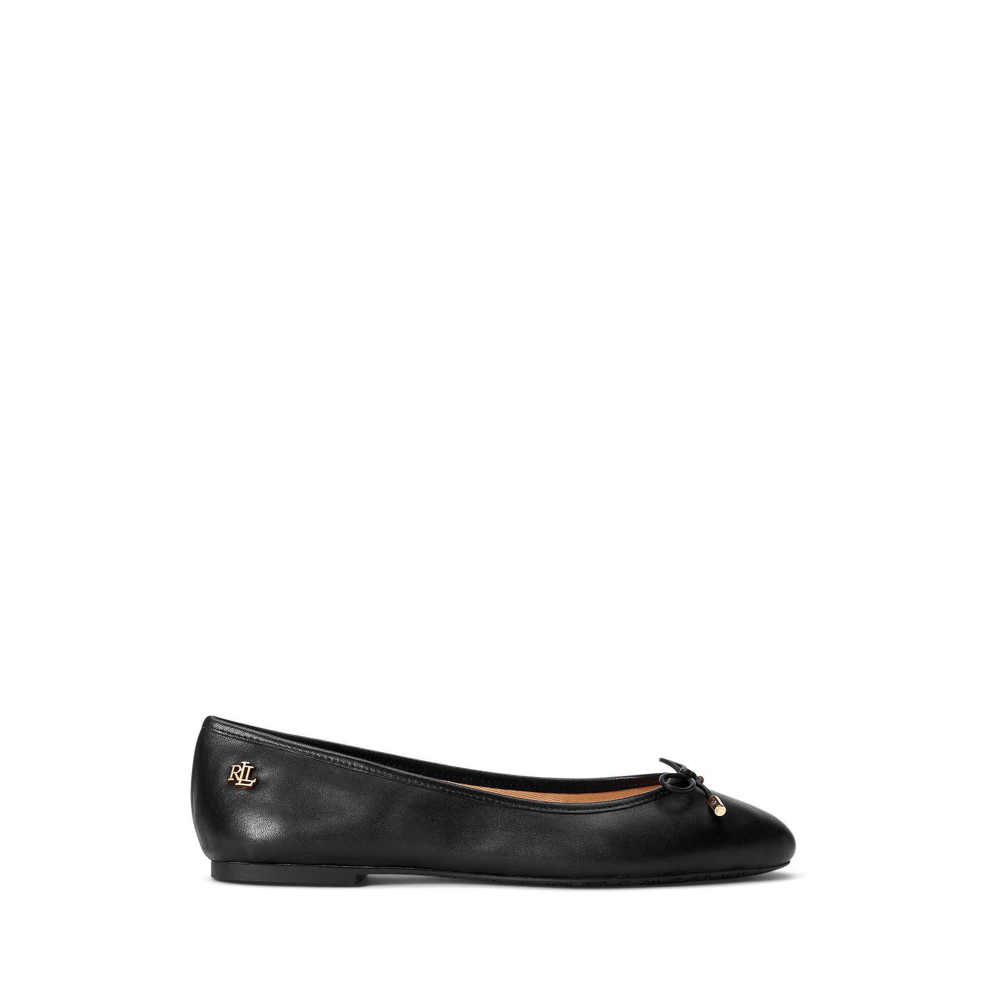 Lauren By Ralph Lauren Women's Black Jayna Ballet Pumps - 7 (40.5)