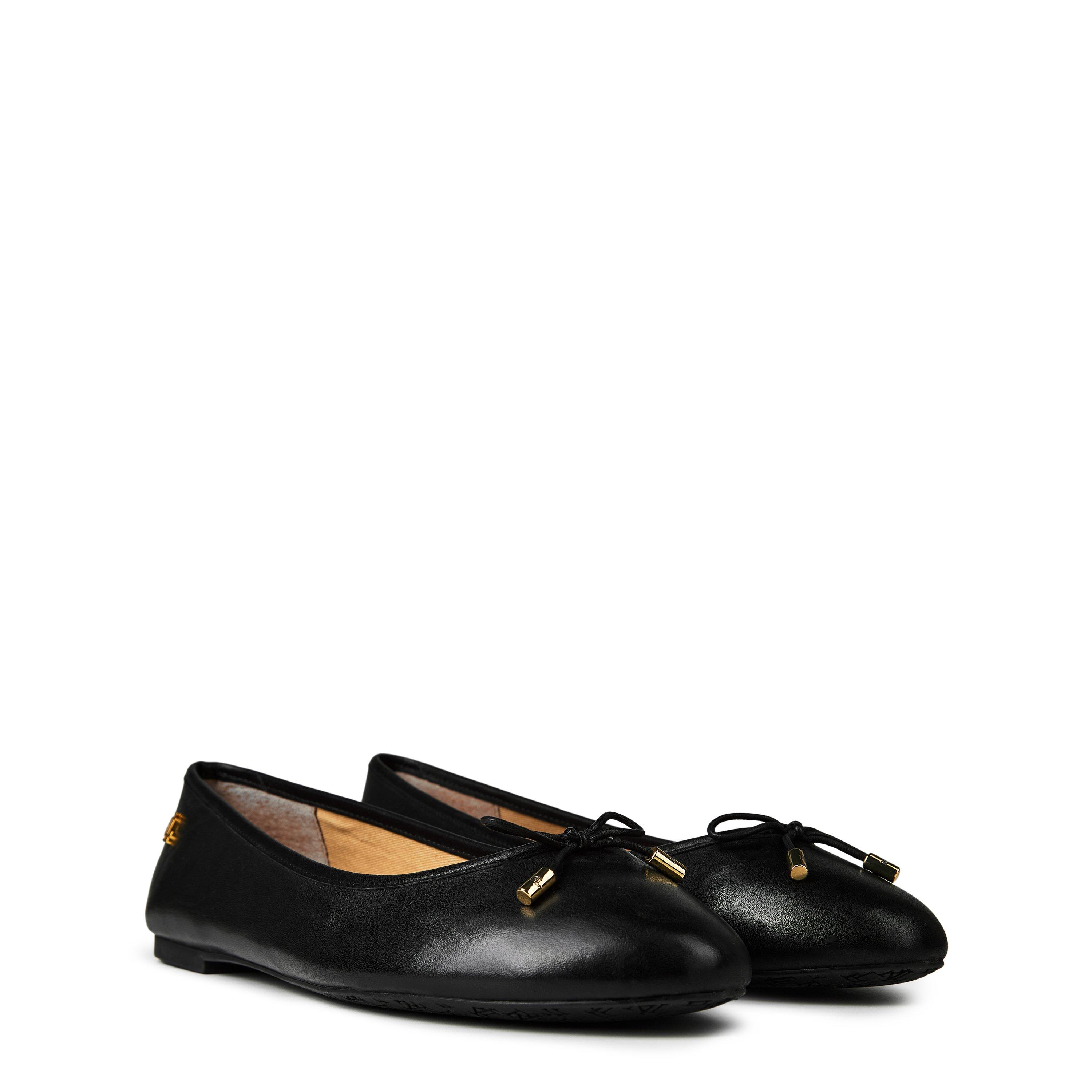 Black - Lauren by Ralph Lauren - Women's Jayna Ballet Pumps - 4
