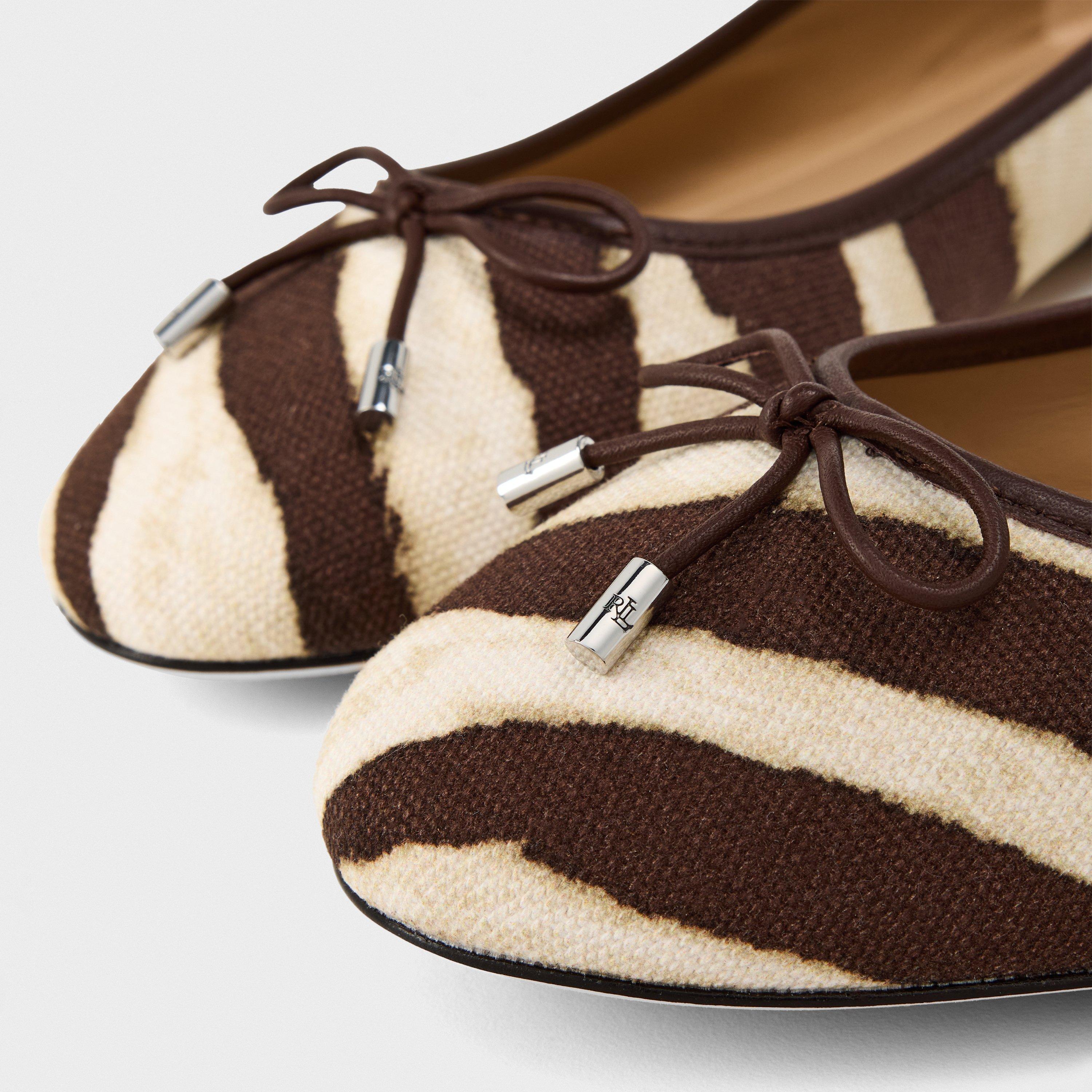 Zebra - Lauren by Ralph Lauren - Women's Jayna Ballet Pumps - 5