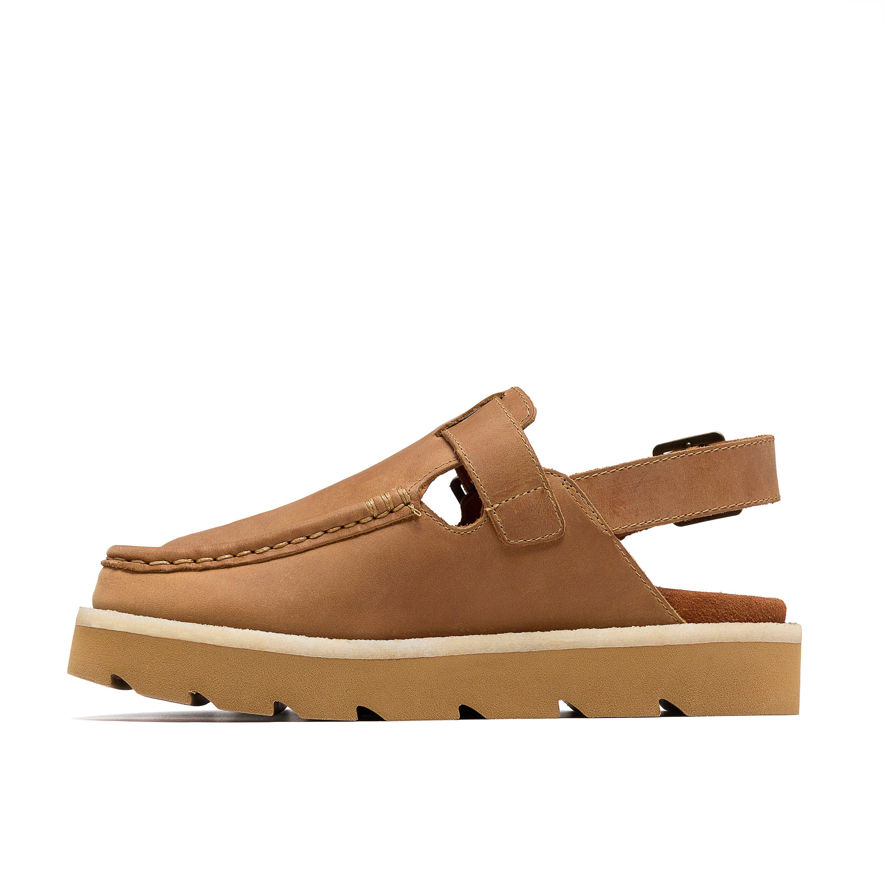 Brown - Clarks Originals - Women's Meare Easy Leather Moc-Toe Shoes - 2