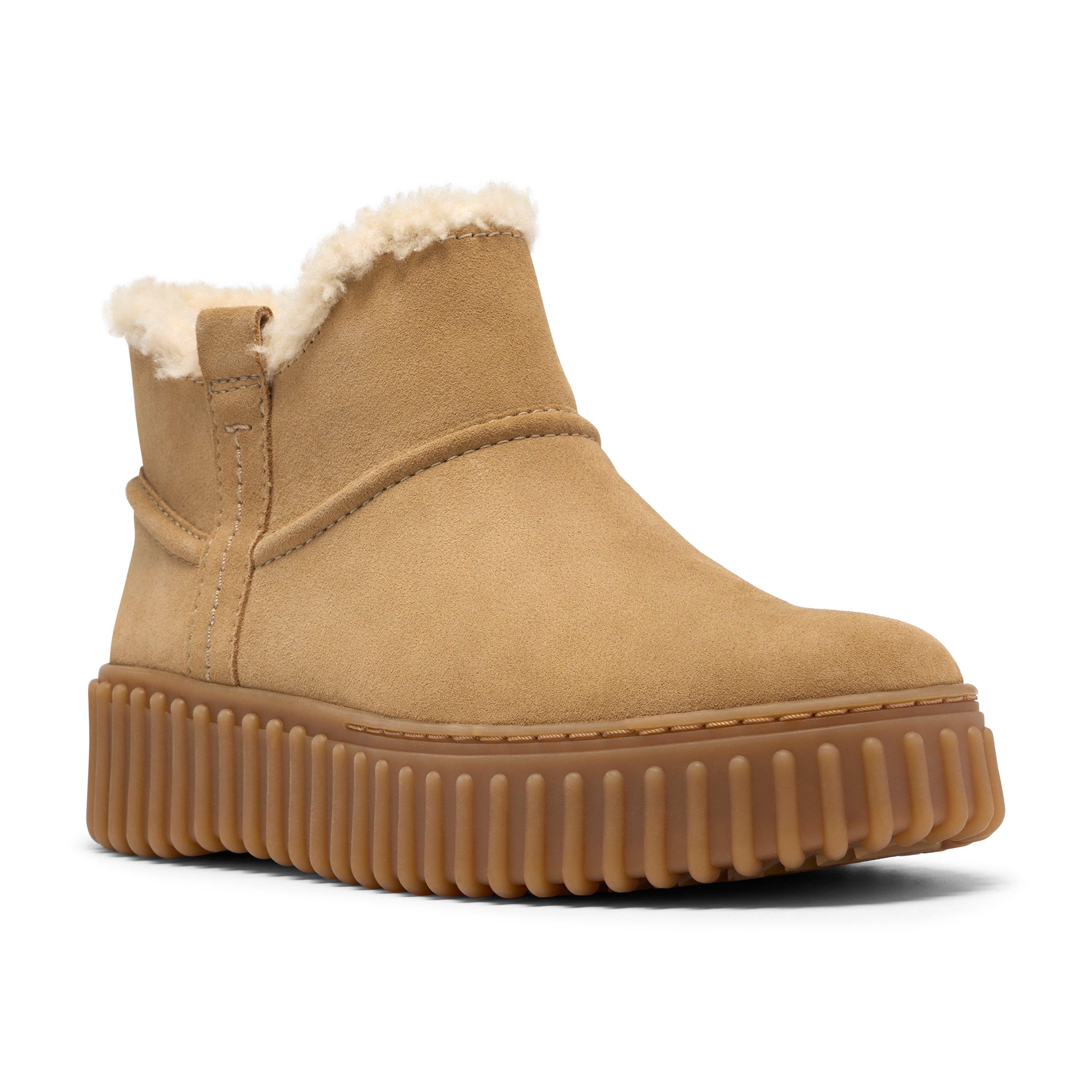 Sand Suede - Clarks - Clarks Torhill Warm Ld64 - 4