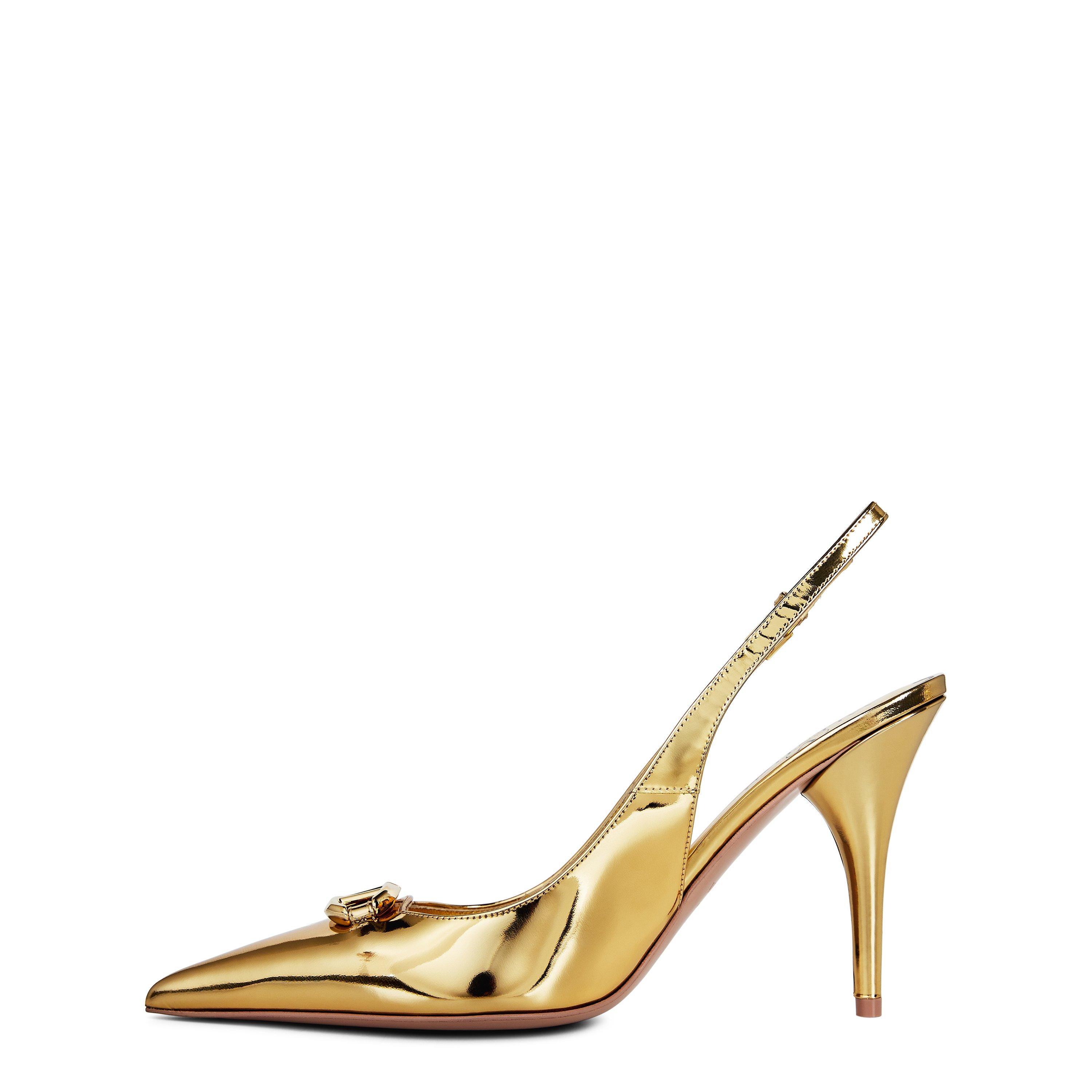 Antique Brass - Valentino Garavani - Women's Stiletto Court Shoes - 2