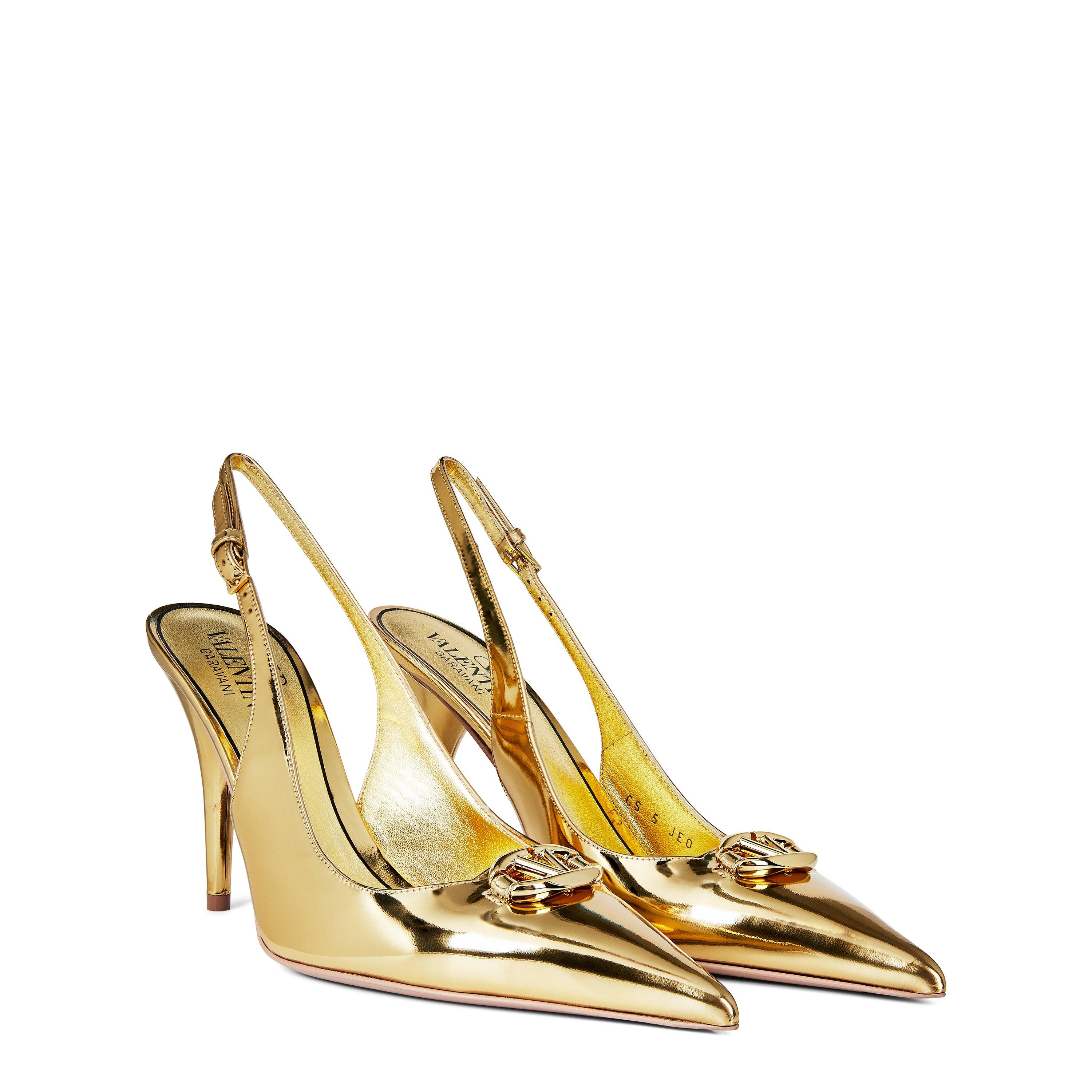 Antique Brass - Valentino Garavani - Women's Stiletto Court Shoes - 3