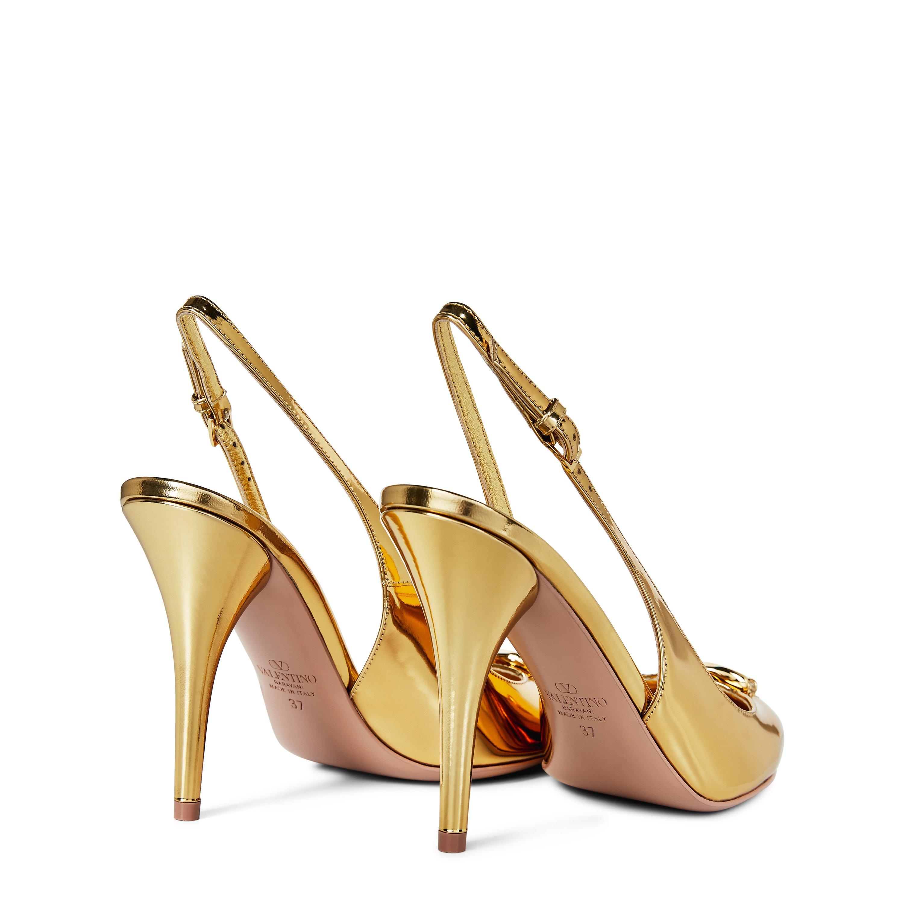 Antique Brass - Valentino Garavani - Women's Stiletto Court Shoes - 4