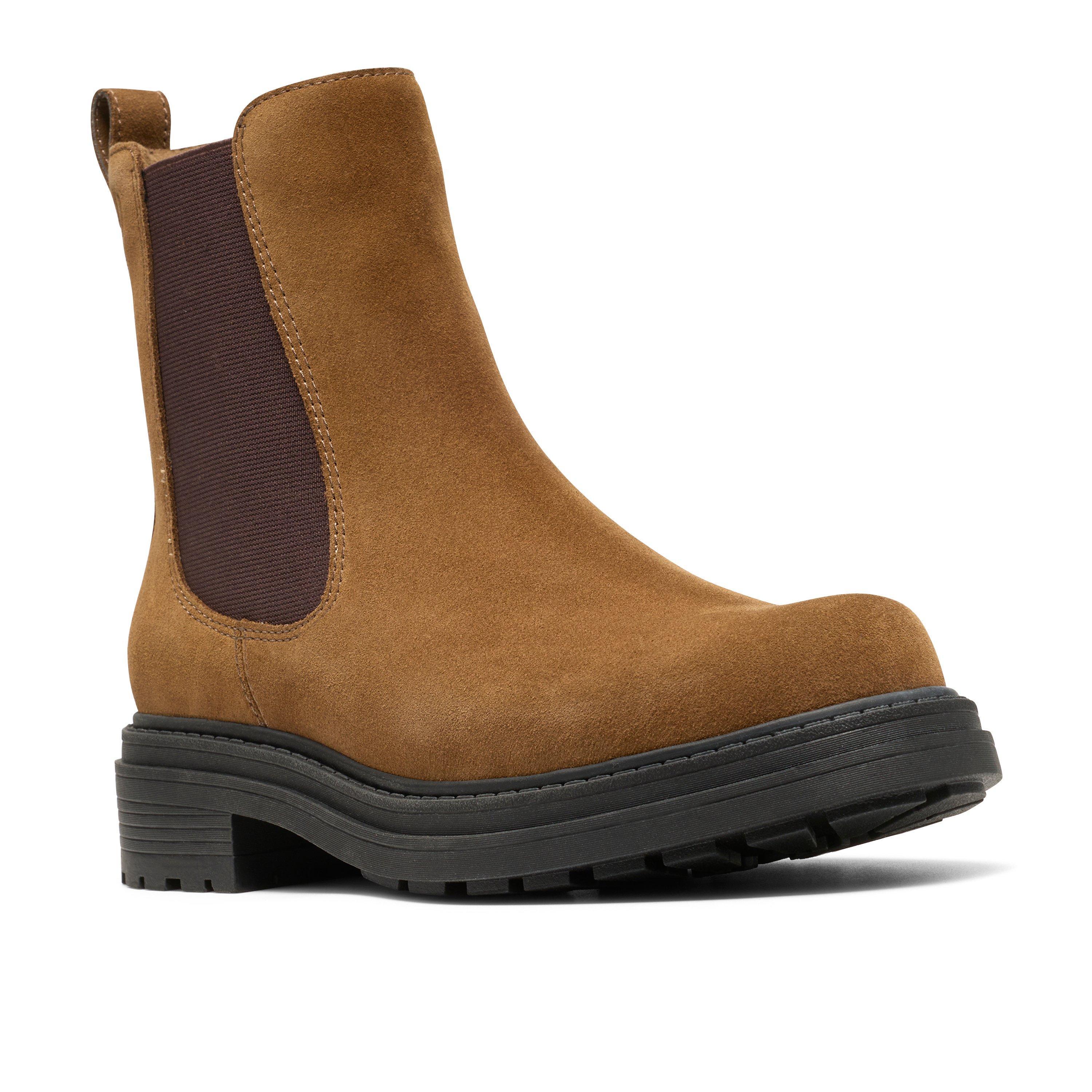 Walnut Lined - Clarks - Women's Orinoco 3 Flat Ankle Boots - 4