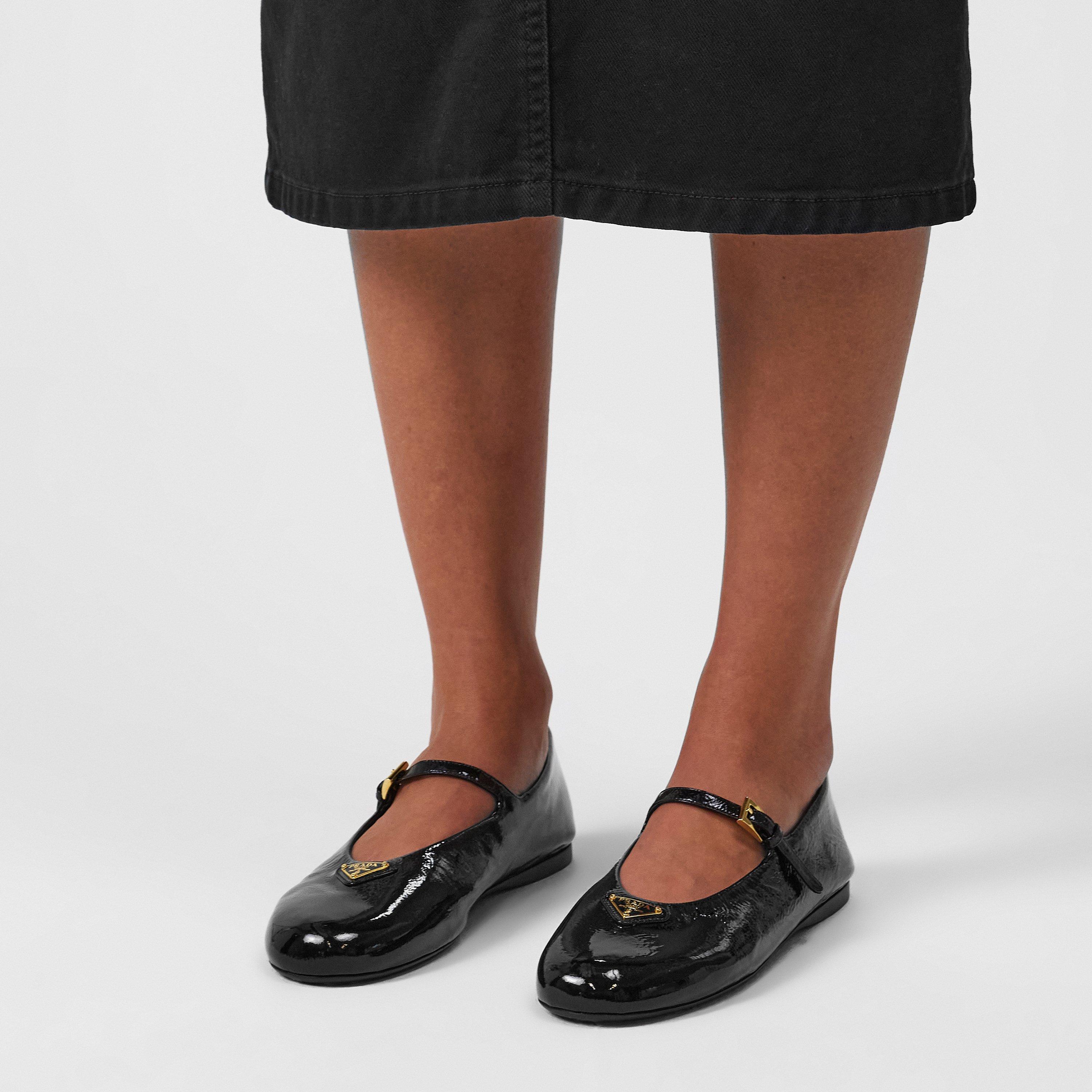 Nero - Prada - Naplak Ballet Flats - 3