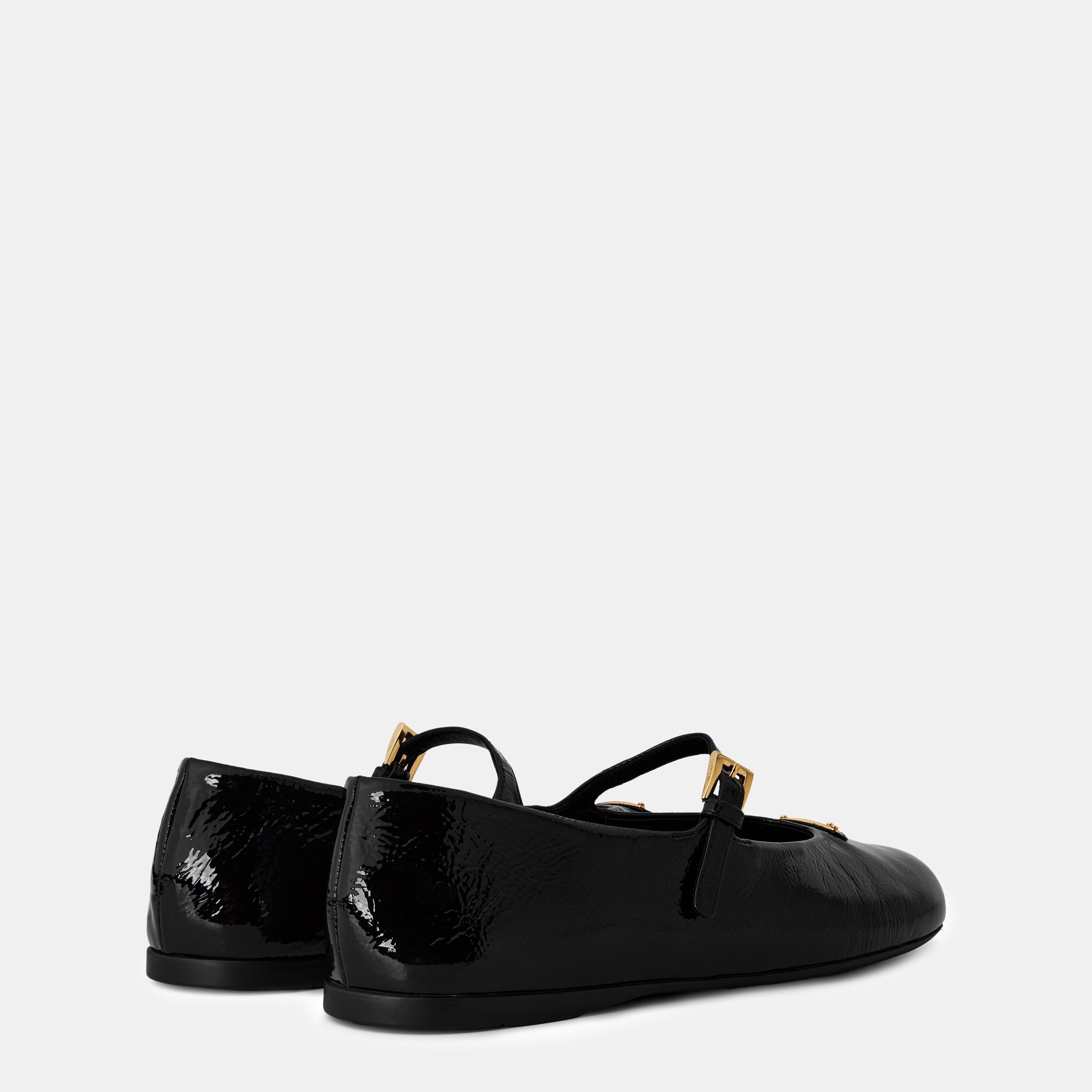 Nero - Prada - Naplak Ballet Flats - 5