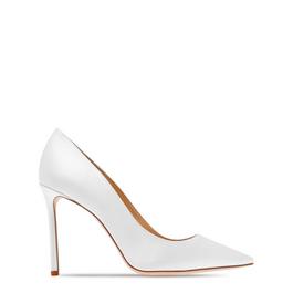 Jimmy Choo Romy Ivory Satin Pointed Toe Pumps