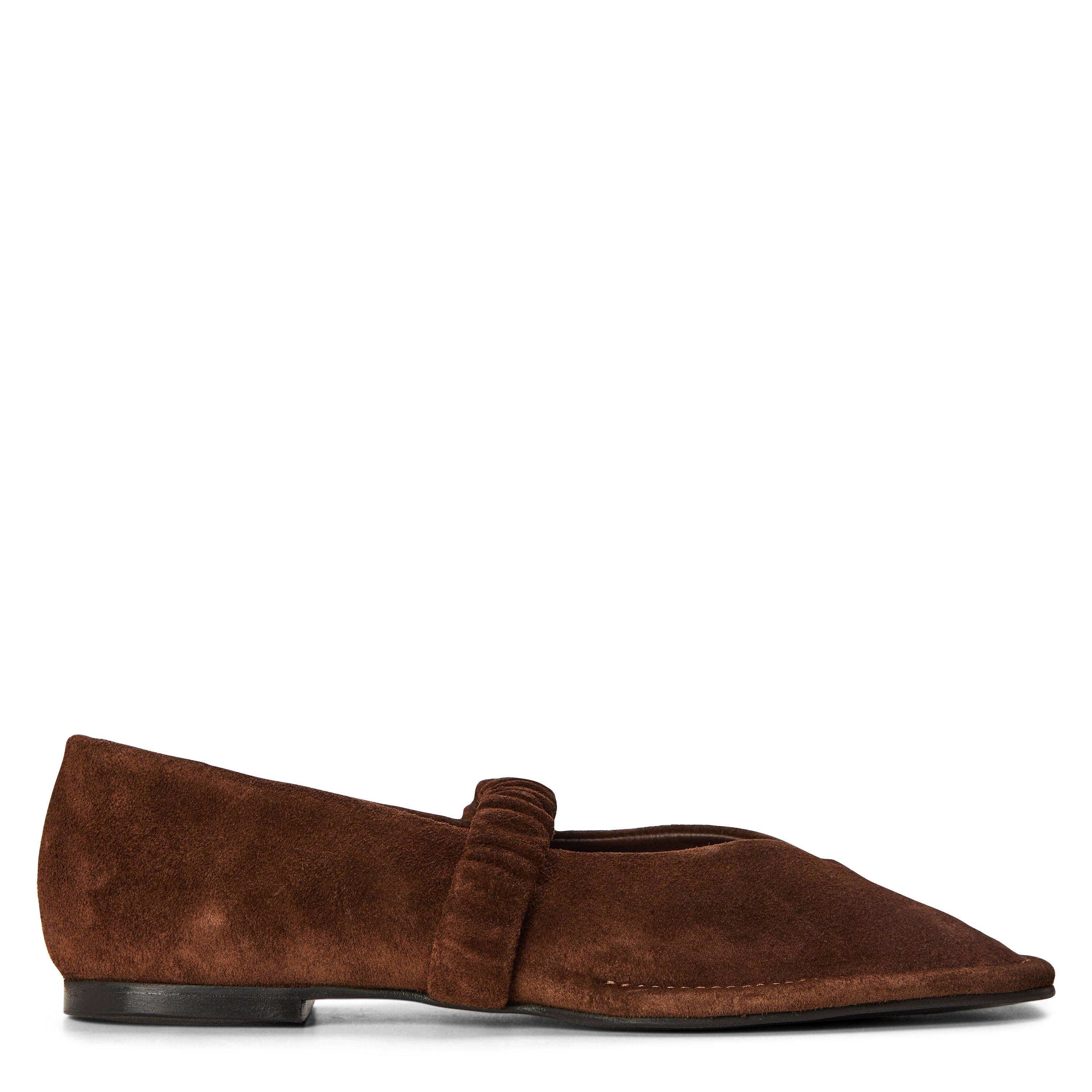 Brown - Alohas - Women's Lauton Belt Ballet Pumps - 1