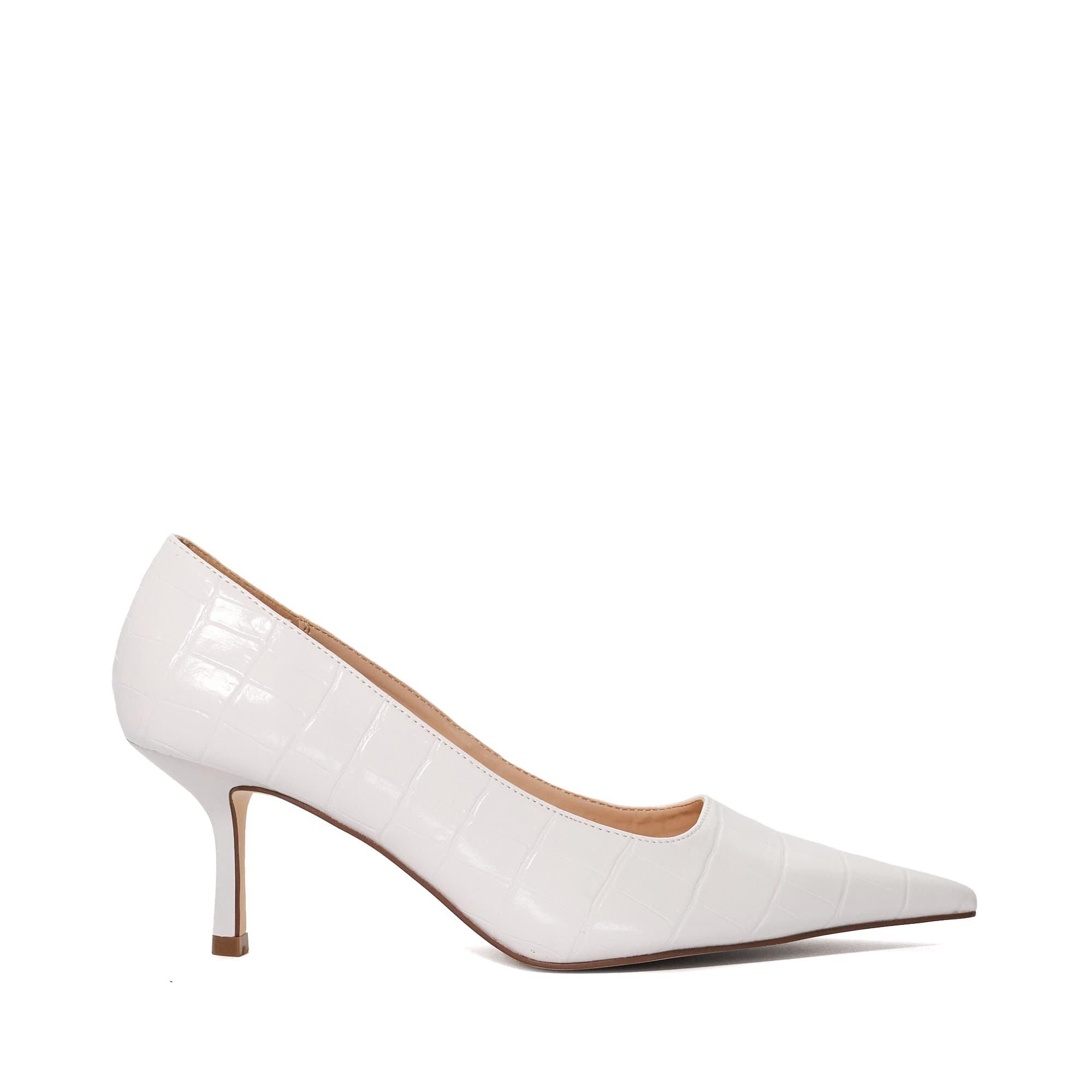 Dune London Women's Bexton Stiletto Court Shoes - White - 5 (38)