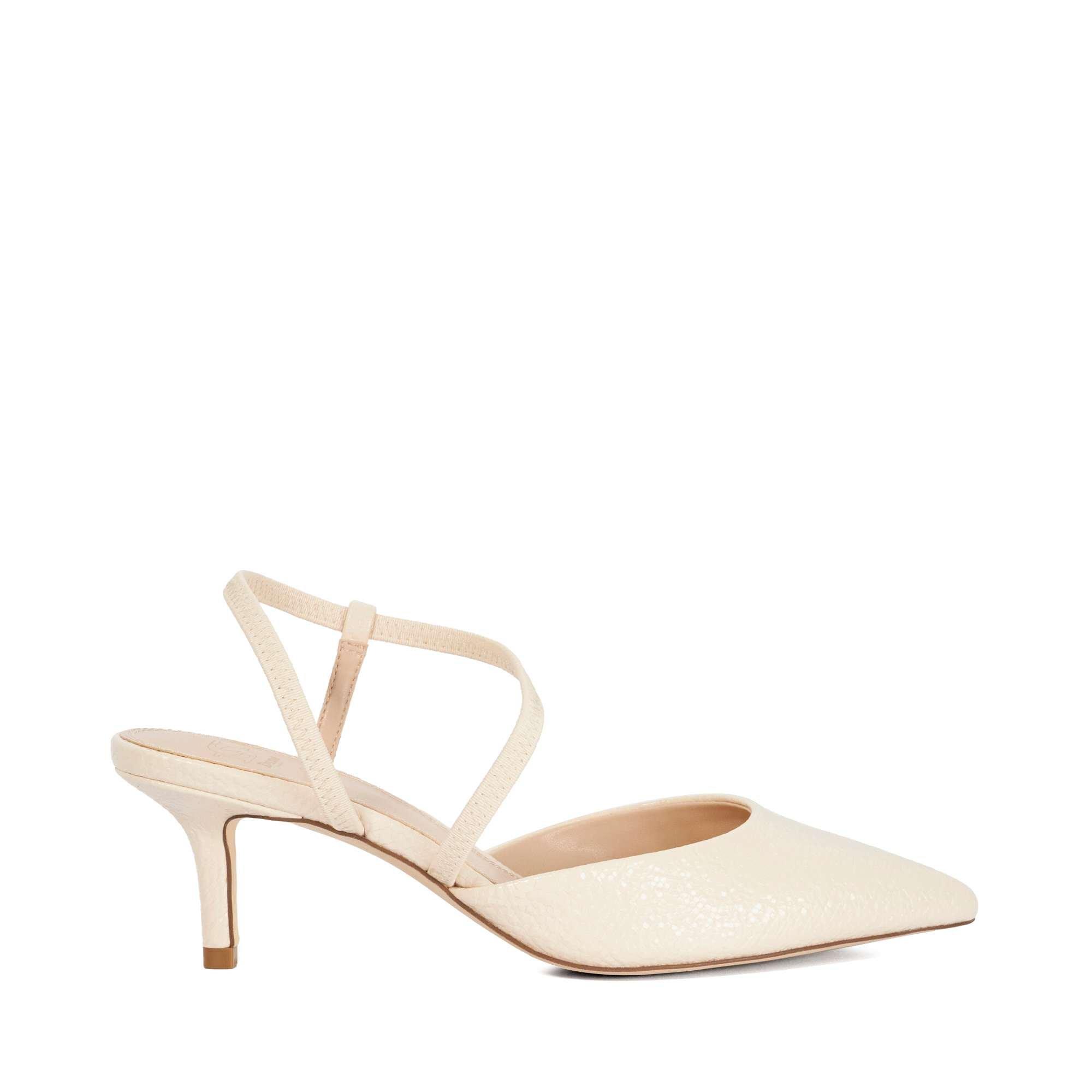 Dune London Women's Chasing Stiletto Court Shoes - Ecru - 4 (37)